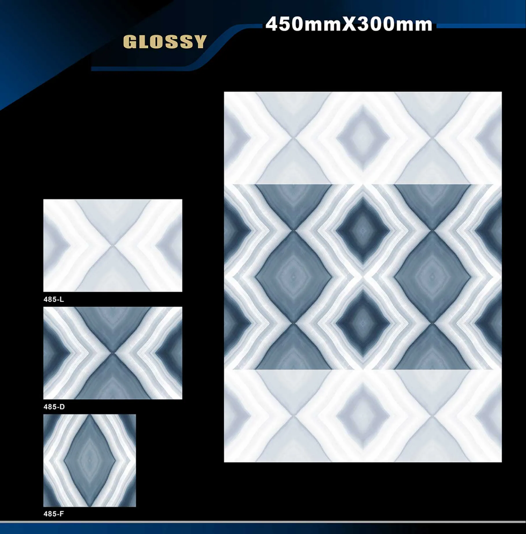 12 X 18 Glossy 416 To 526 - Design 47 - 300x450mm Glossy