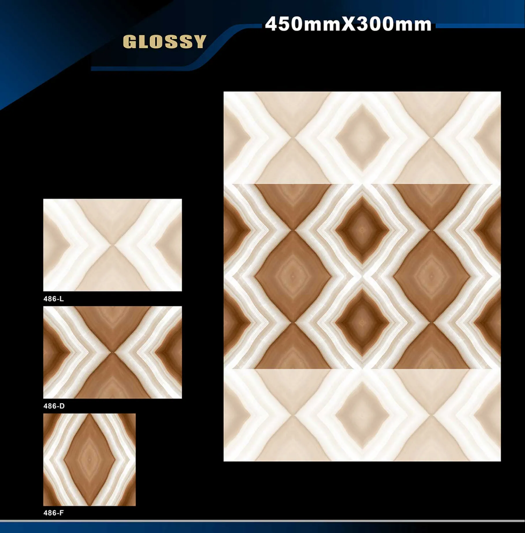 12 X 18 Glossy 416 To 526 - Design 48 - 300x450mm Glossy