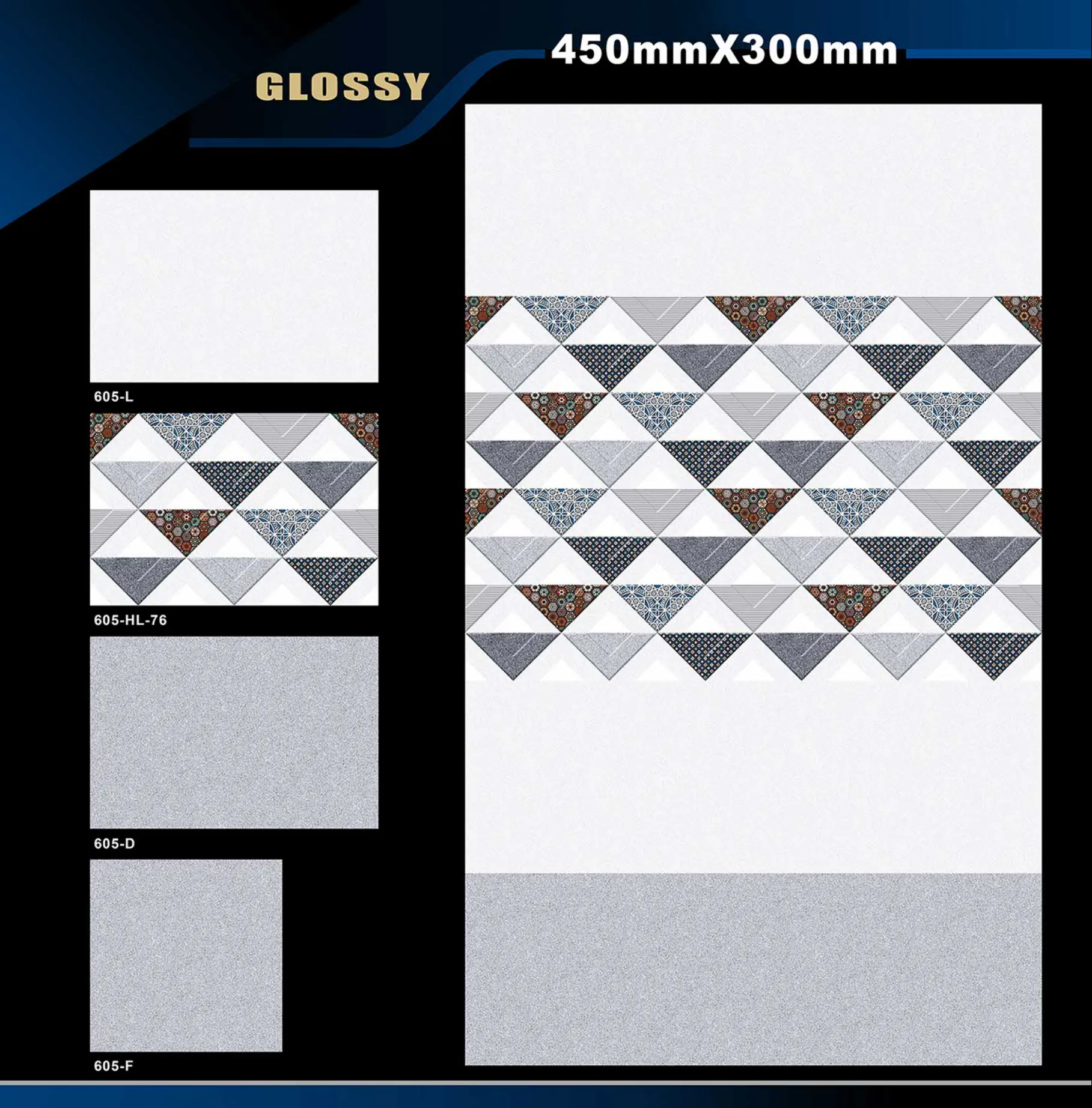 12 X 18 Glossy 578 To 662 - Design 19 - 300x450mm Glossy