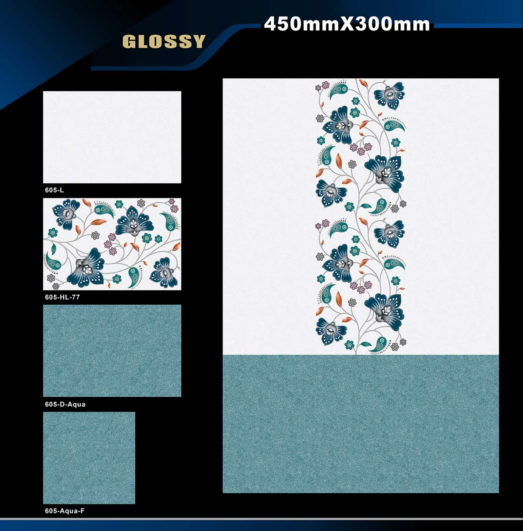12 X 18 Glossy 578 To 662 - Design 20 - 300x450mm Glossy