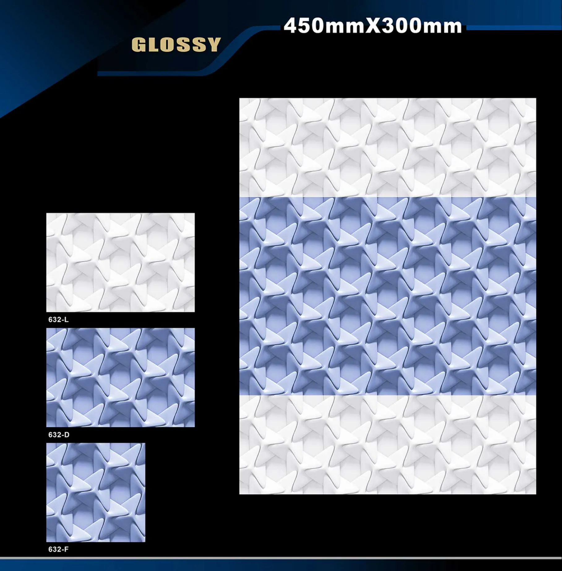 12 X 18 Glossy 578 To 662 - Design 41 - 300x450mm Glossy