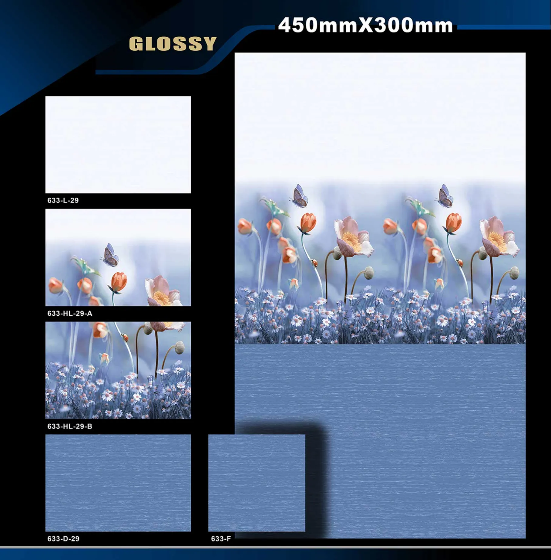12 X 18 Glossy 578 To 662 - Design 42 - 300x450mm Glossy