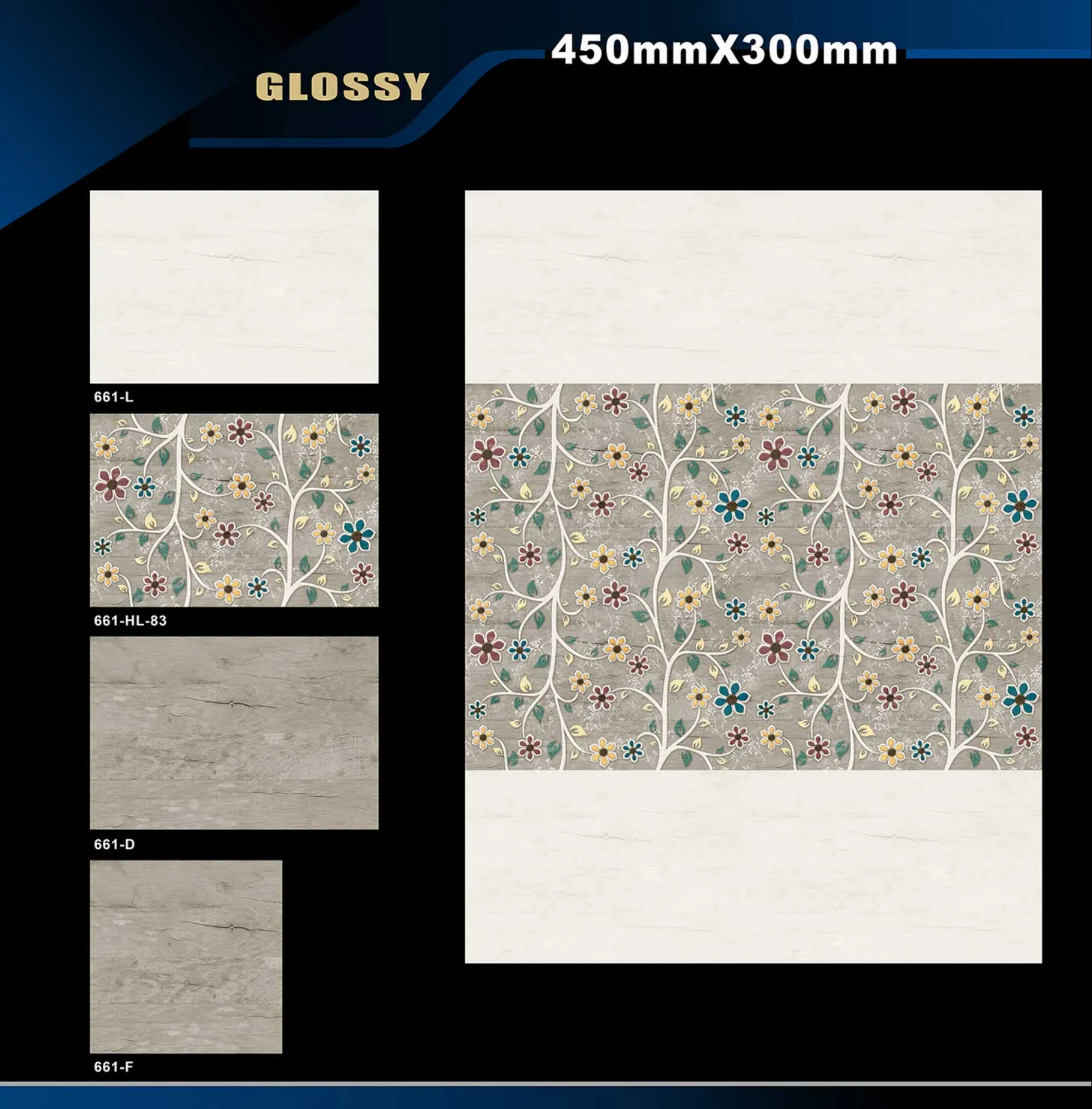 12 X 18 Glossy 578 To 662 - Design 67 - 300x450mm Glossy