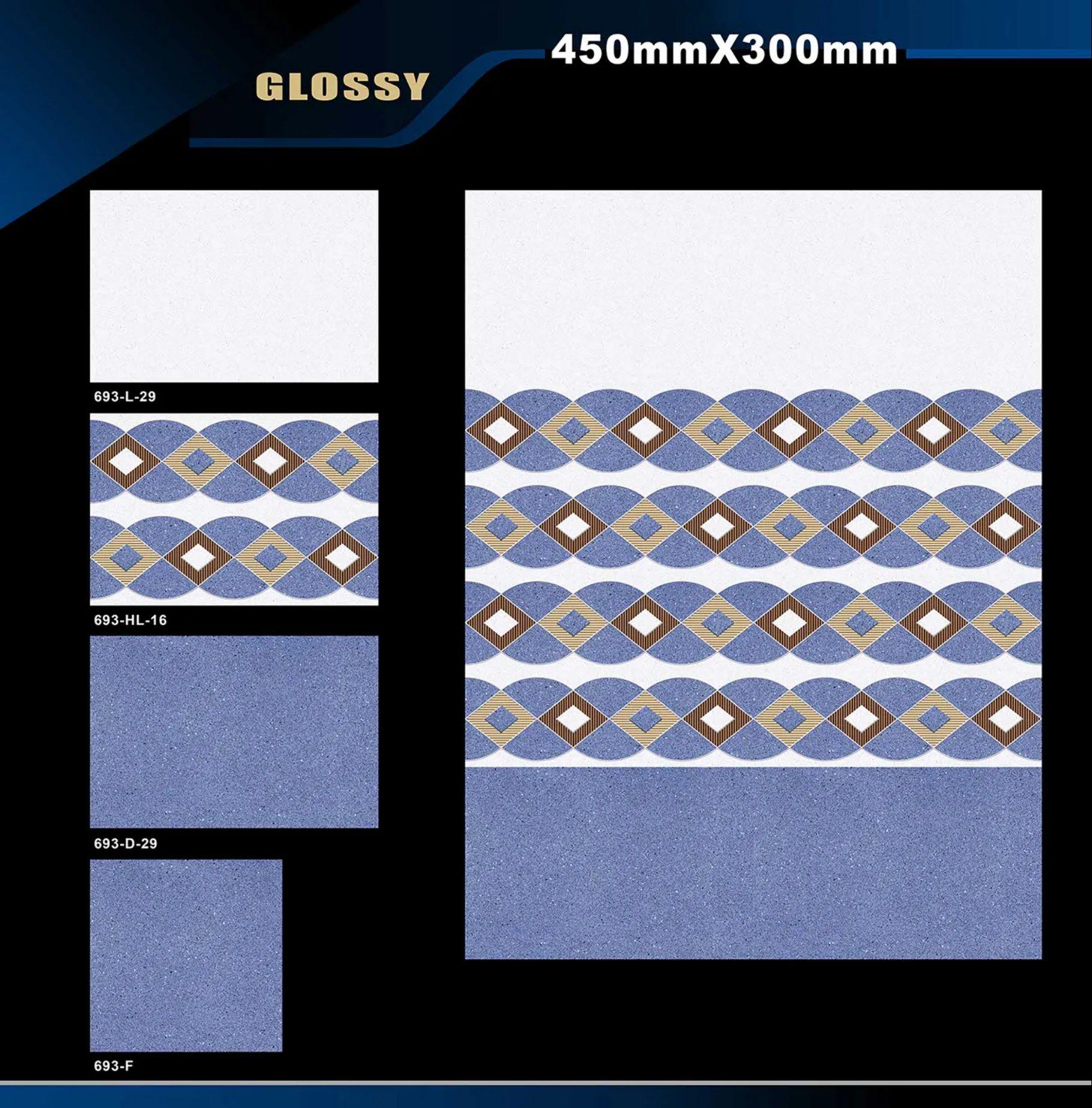 12 X 18 Glossy 663 To 710 - Design 28 - 300x450mm Glossy