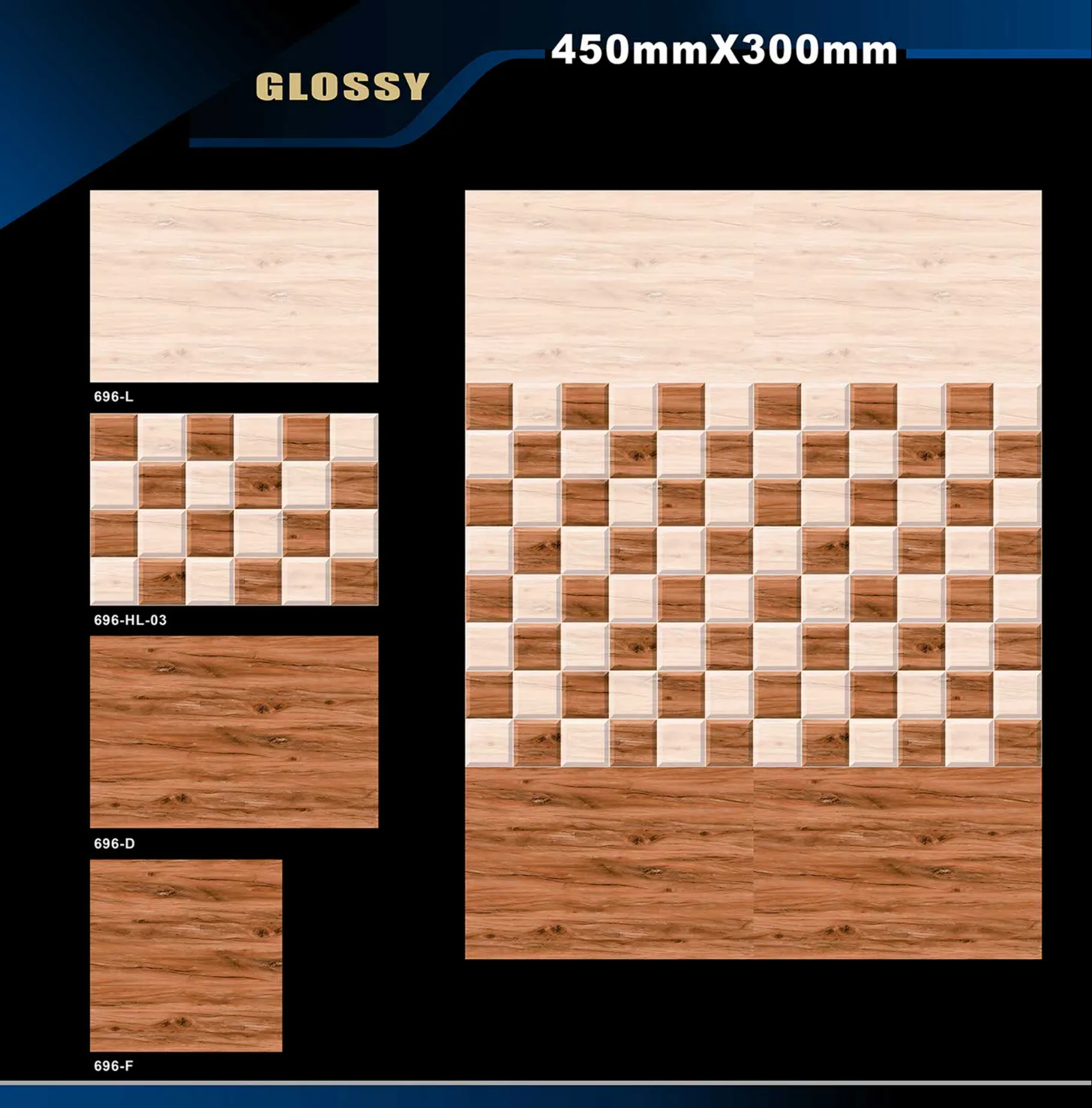 12 X 18 Glossy 663 To 710 - Design 31 - 300x450mm Glossy