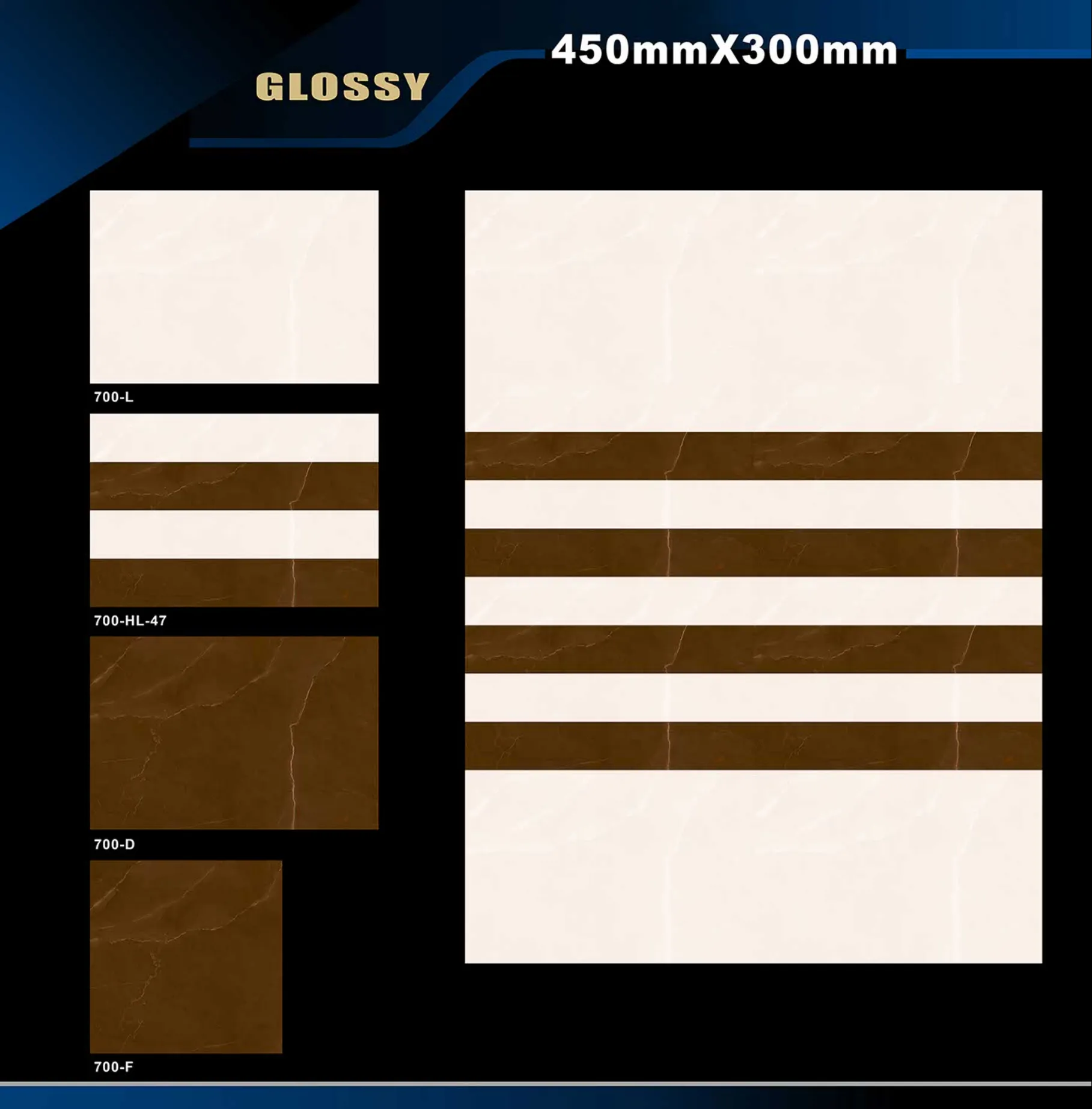 12 X 18 Glossy 663 To 710 - Design 42 - 300x450mm Glossy