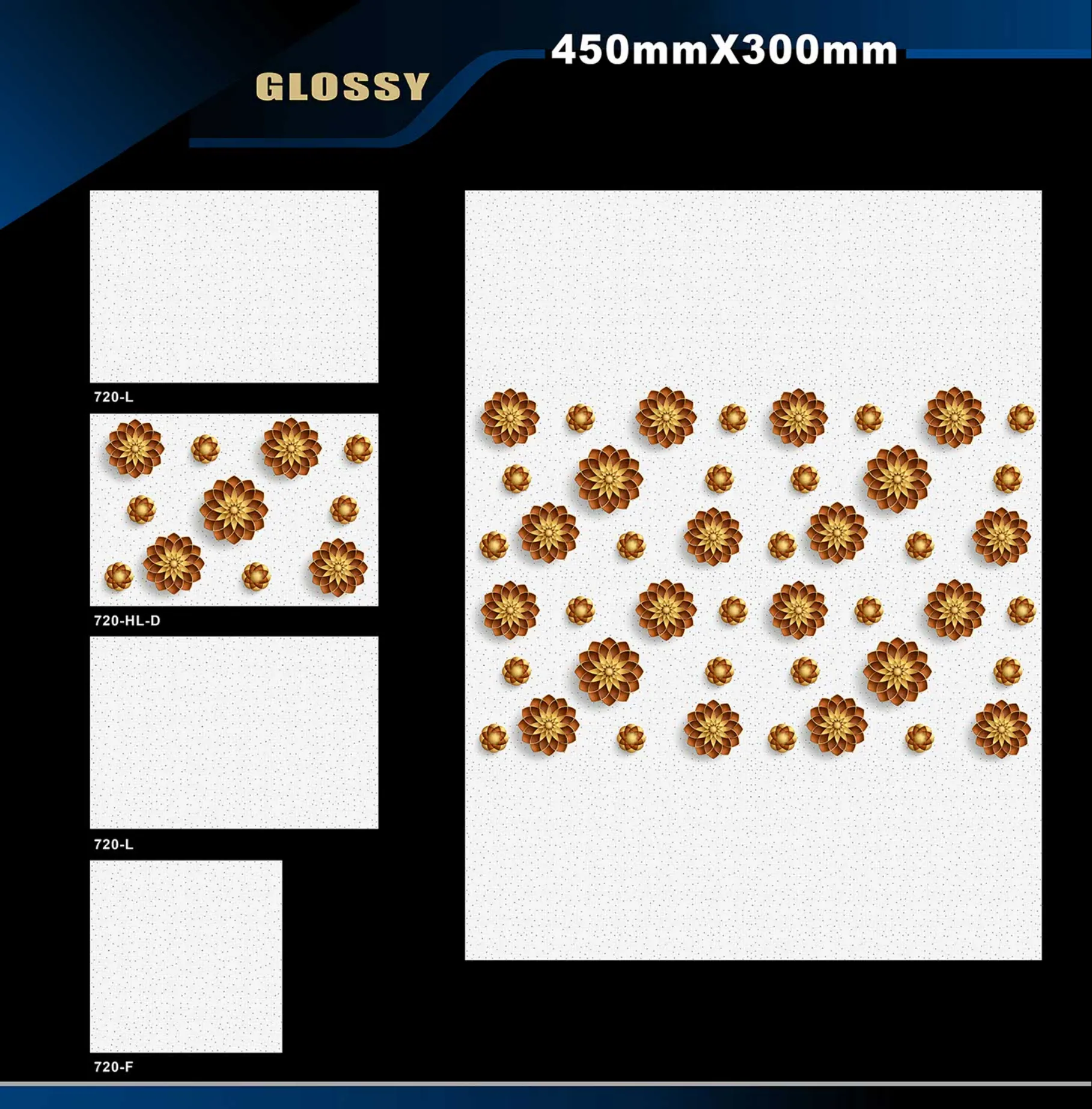 12 X 18 Glossy 711 To 764 - Design 27 - 300x450mm Glossy