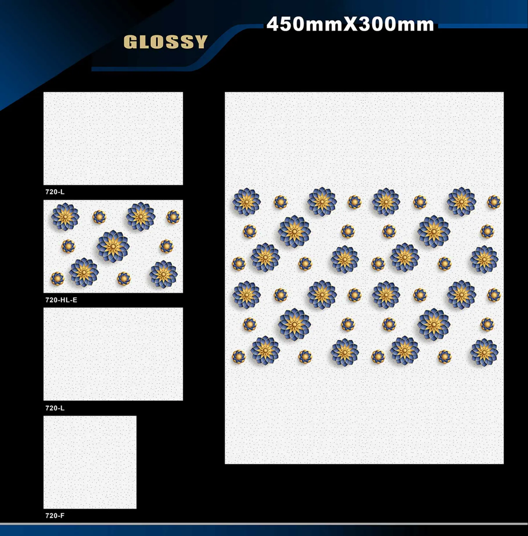 12 X 18 Glossy 711 To 764 - Design 28 - 300x450mm Glossy