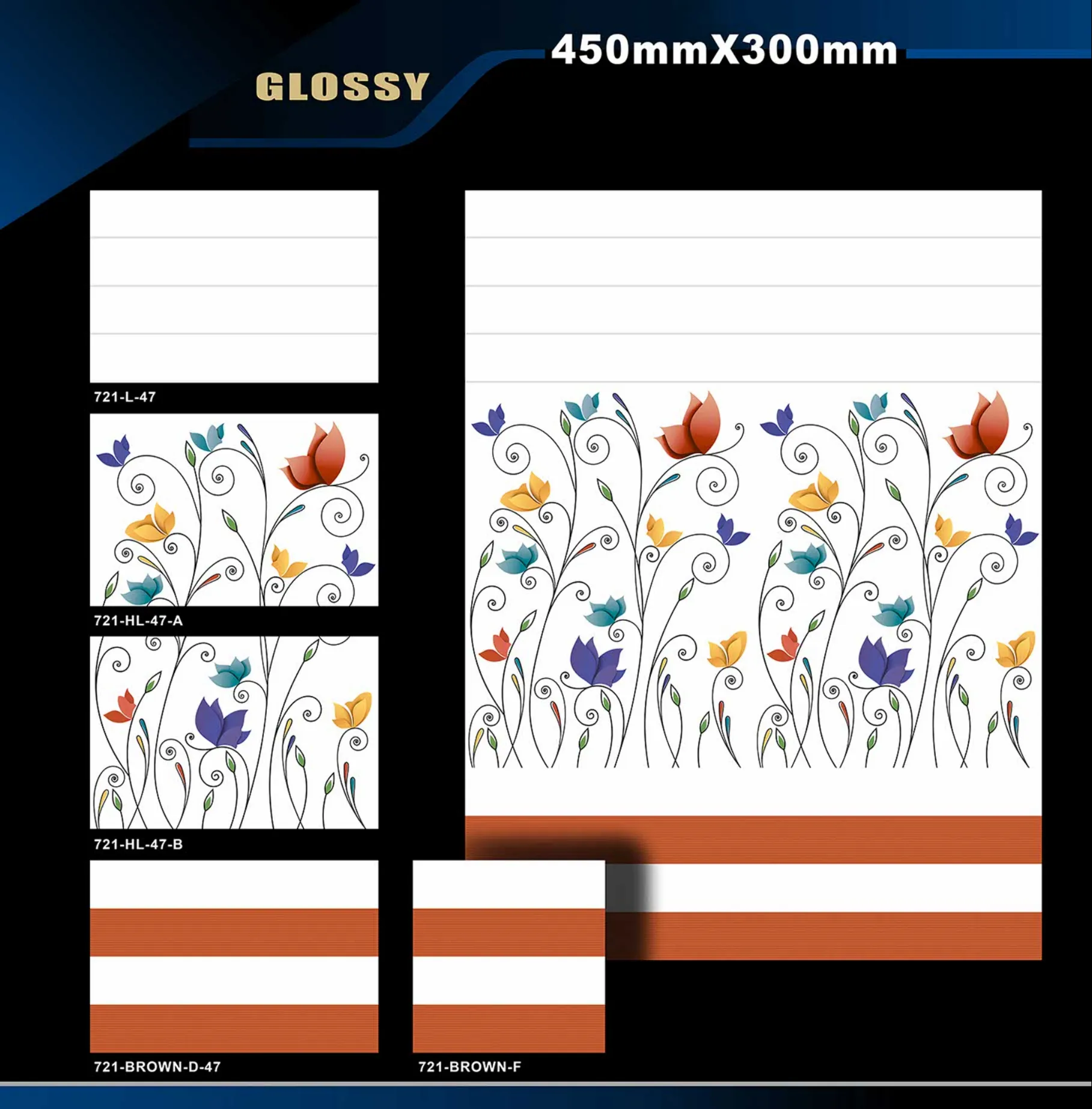 12 X 18 Glossy 711 To 764 - Design 31 - 300x450mm Glossy
