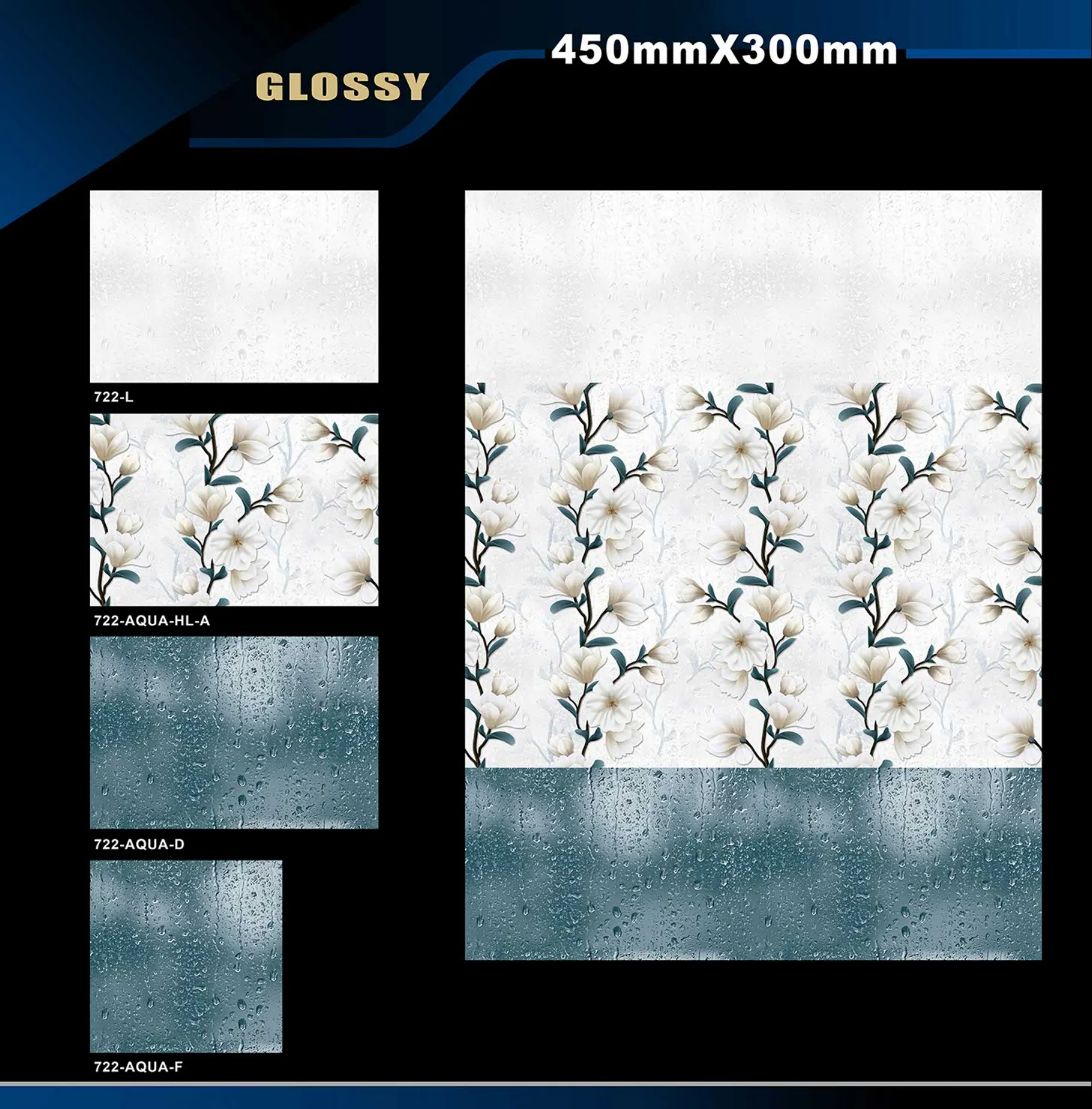 12 X 18 Glossy 711 To 764 - Design 33 - 300x450mm Glossy