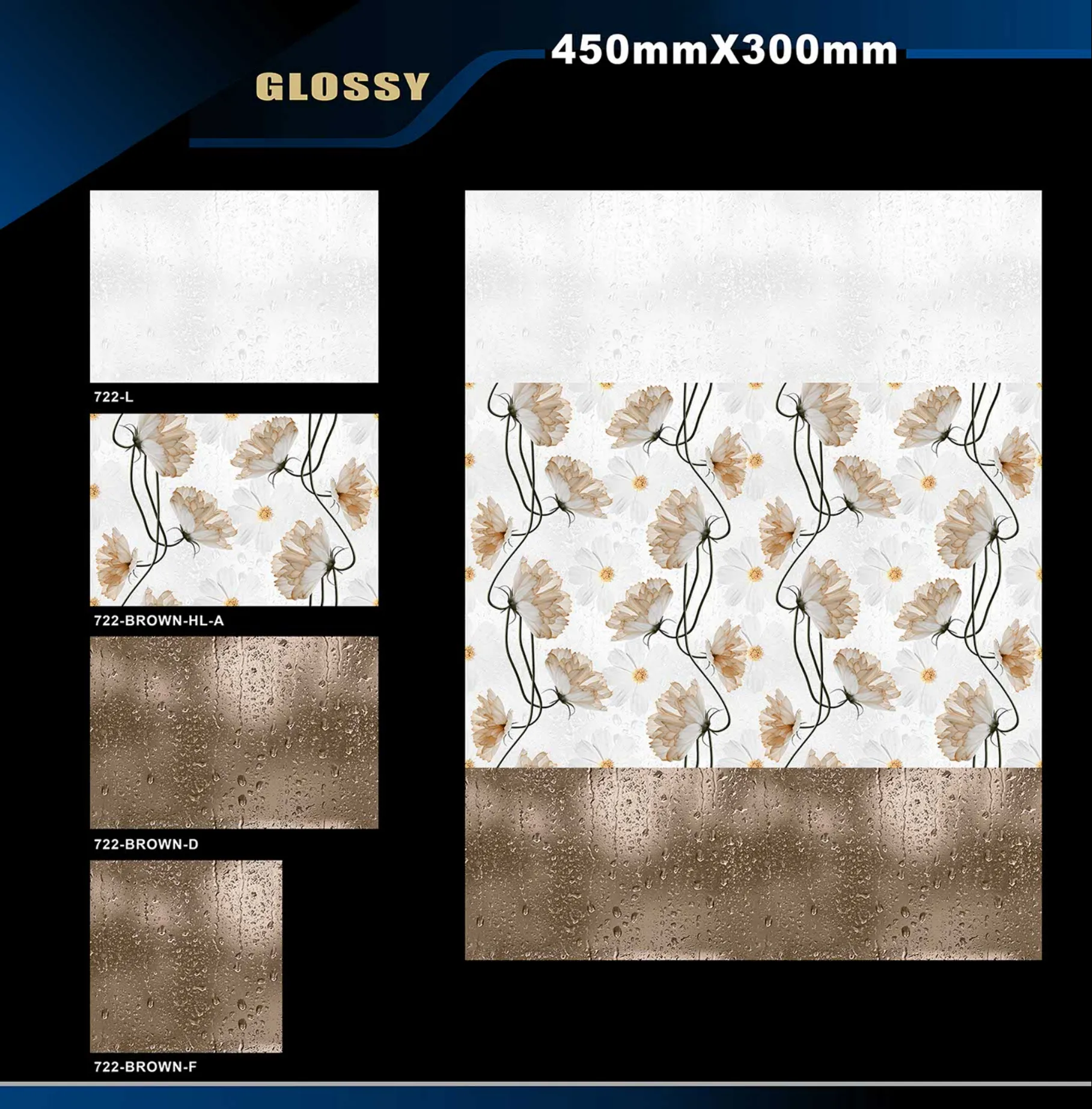 12 X 18 Glossy 711 To 764 - Design 36 - 300x450mm Glossy