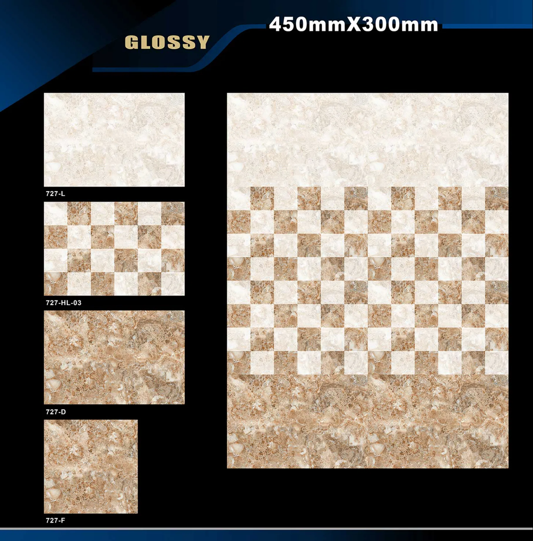 12 X 18 Glossy 711 To 764 - Design 40 - 300x450mm Glossy