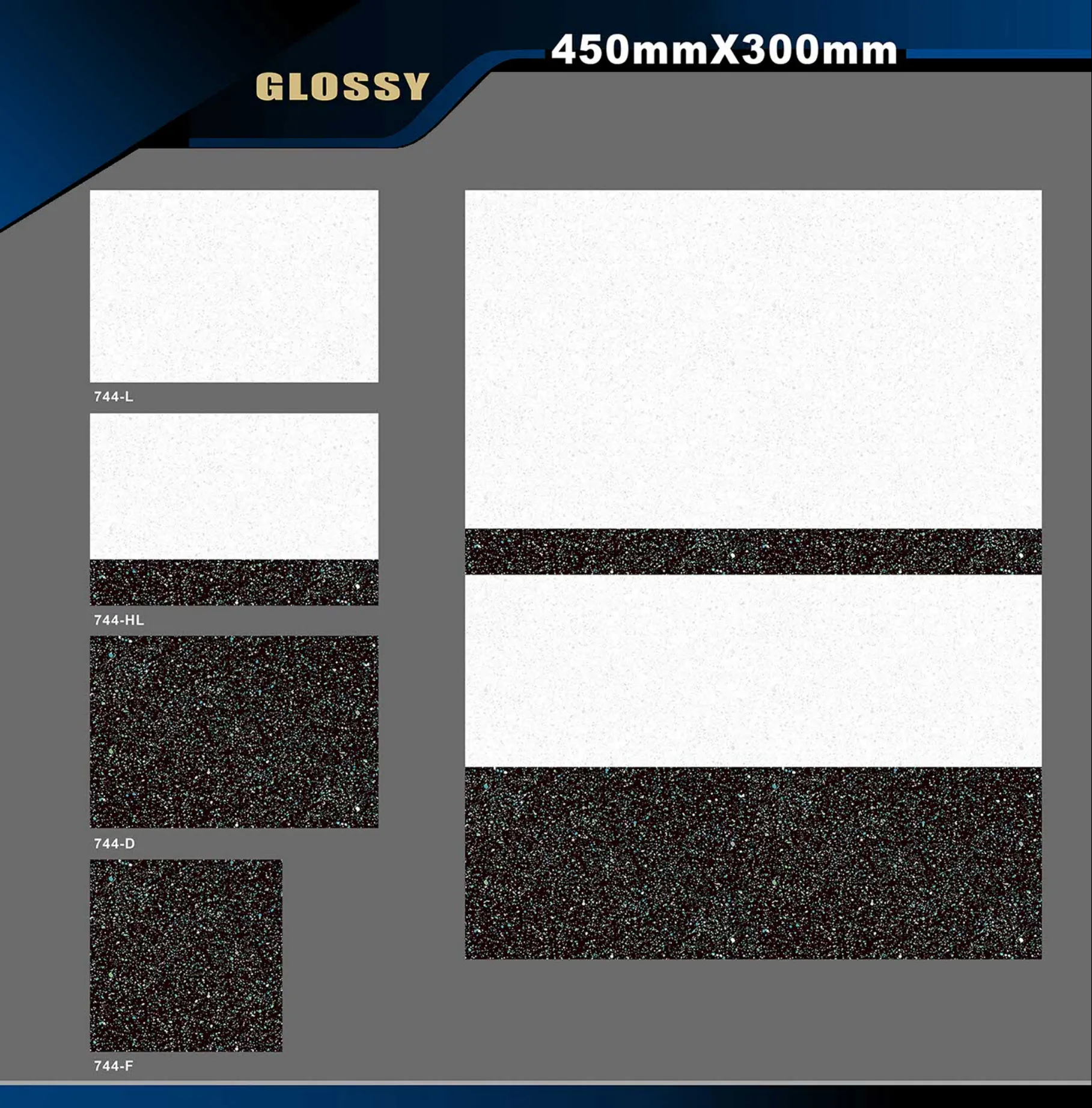 12 X 18 Glossy 711 To 764 - Design 52 - 300x450mm Glossy