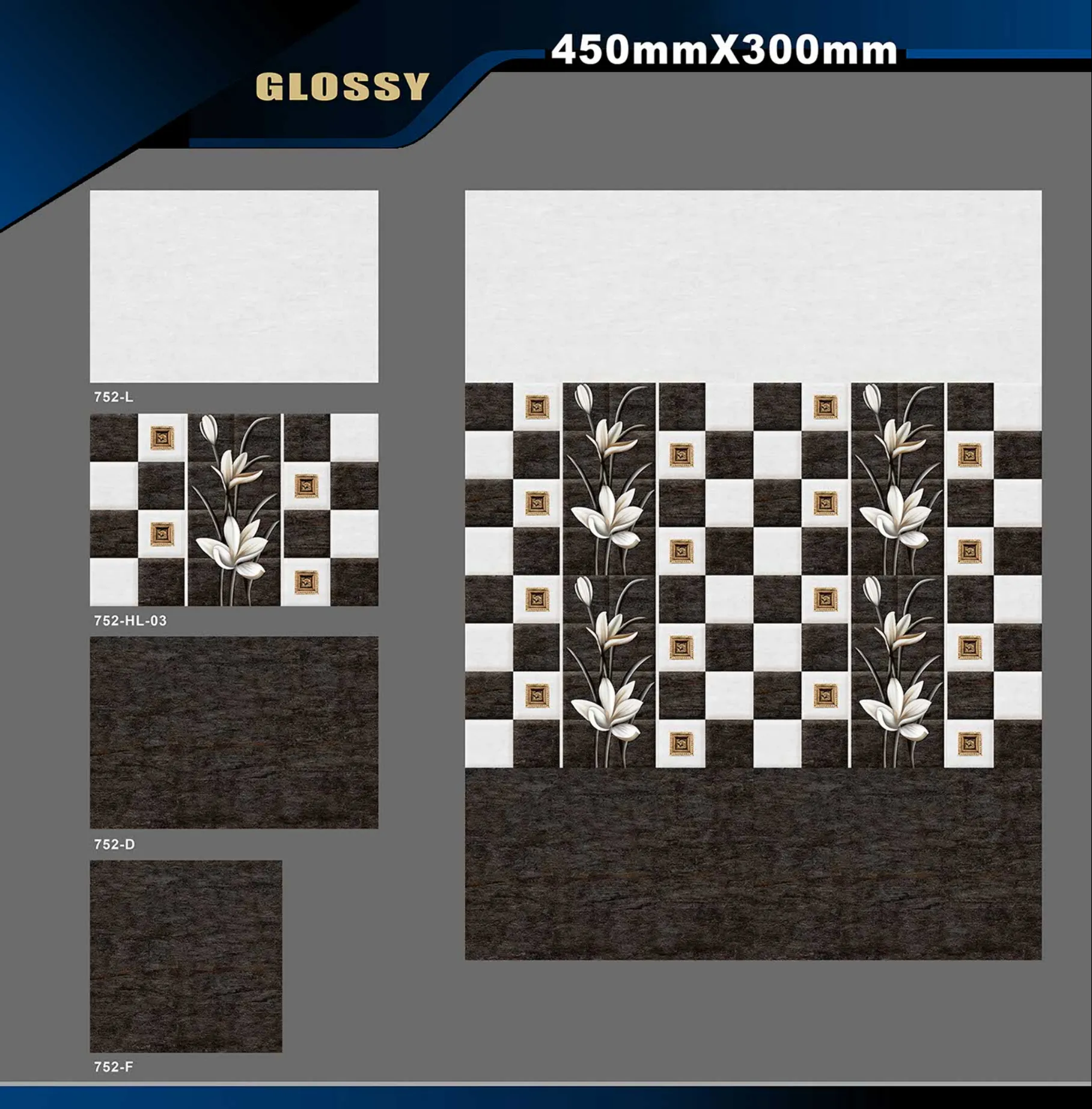 12 X 18 Glossy 711 To 764 - Design 61 - 300x450mm Glossy