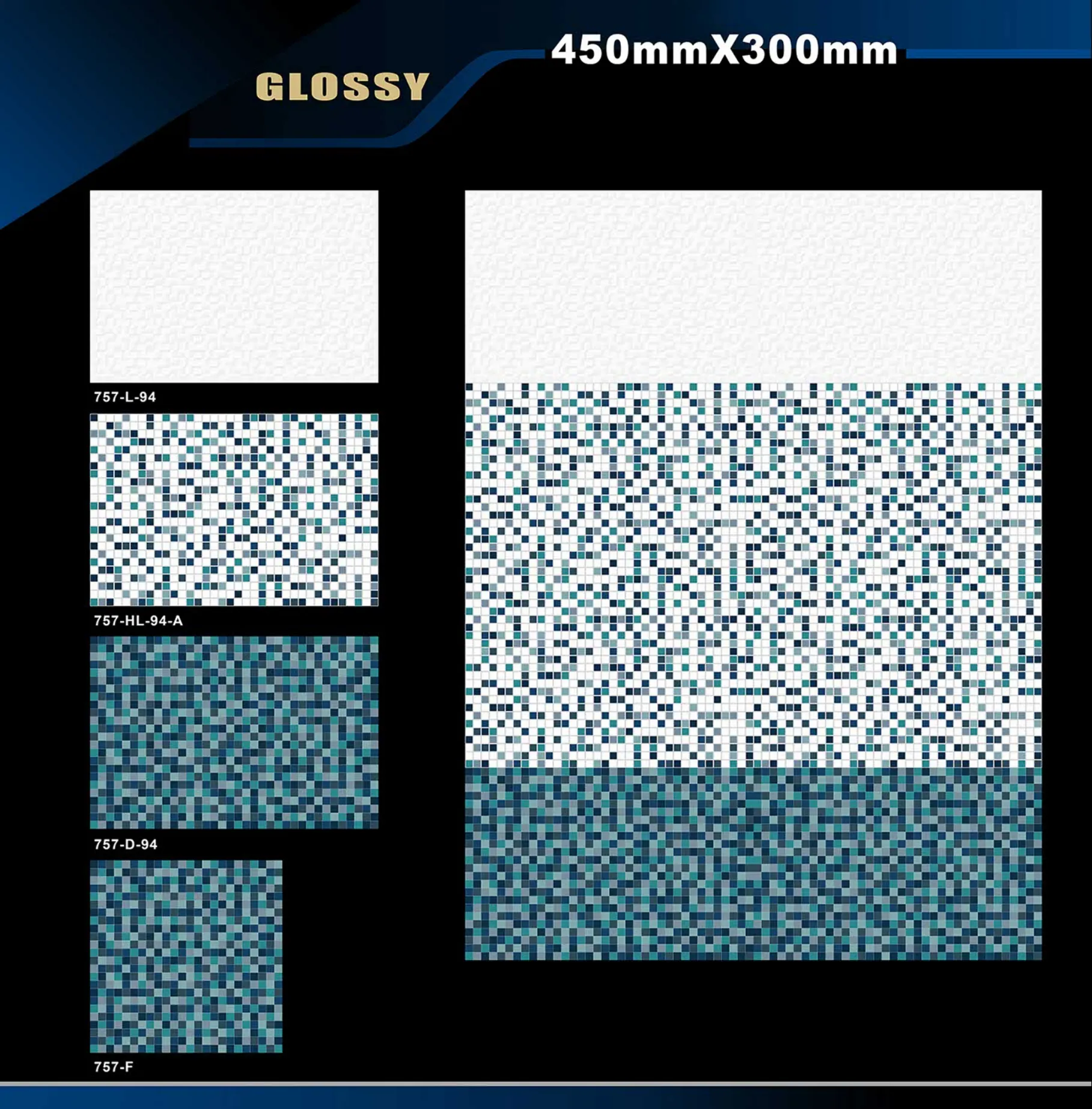 12 X 18 Glossy 711 To 764 - Design 66 - 300x450mm Glossy