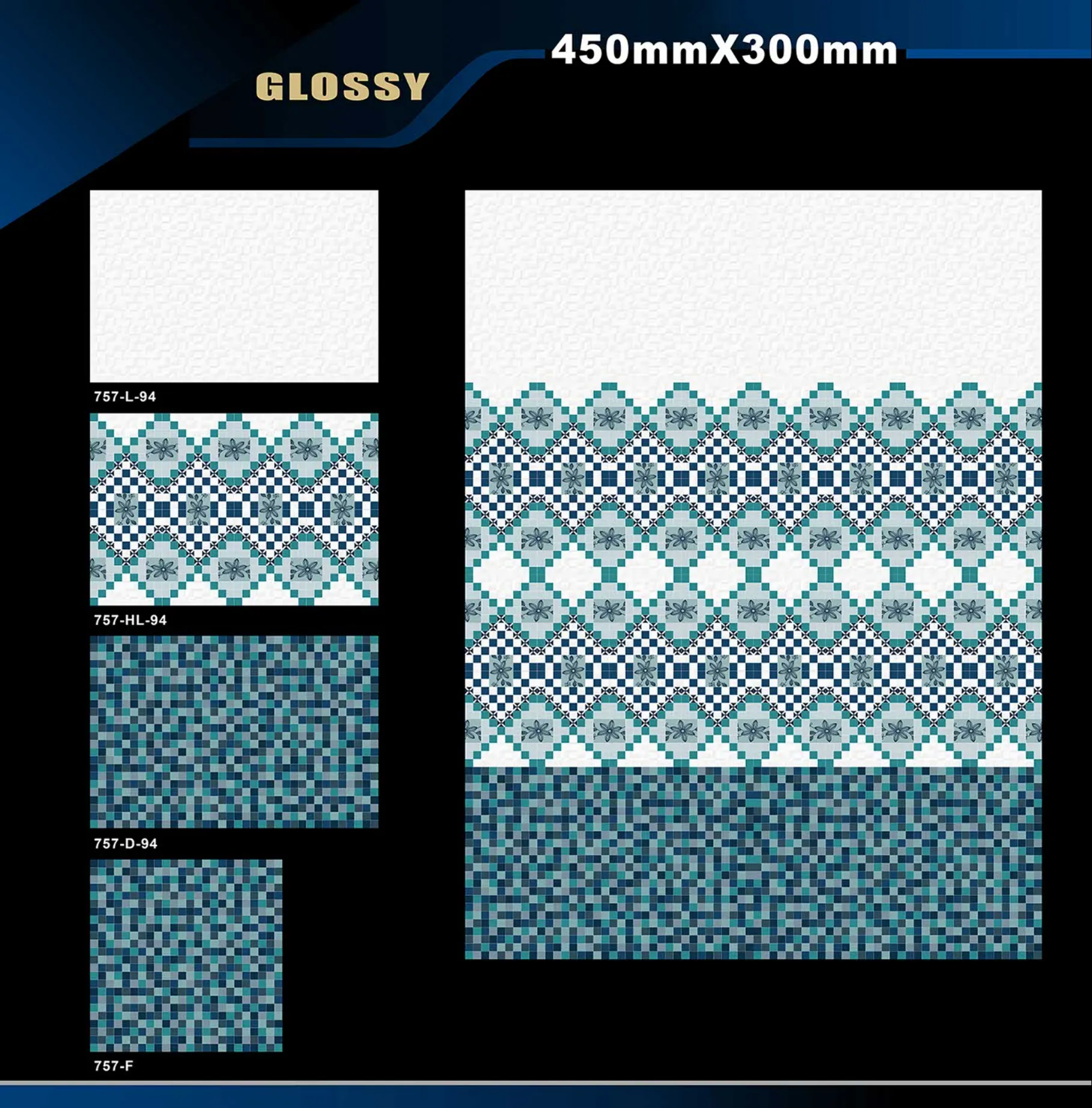 12 X 18 Glossy 711 To 764 - Design 67 - 300x450mm Glossy