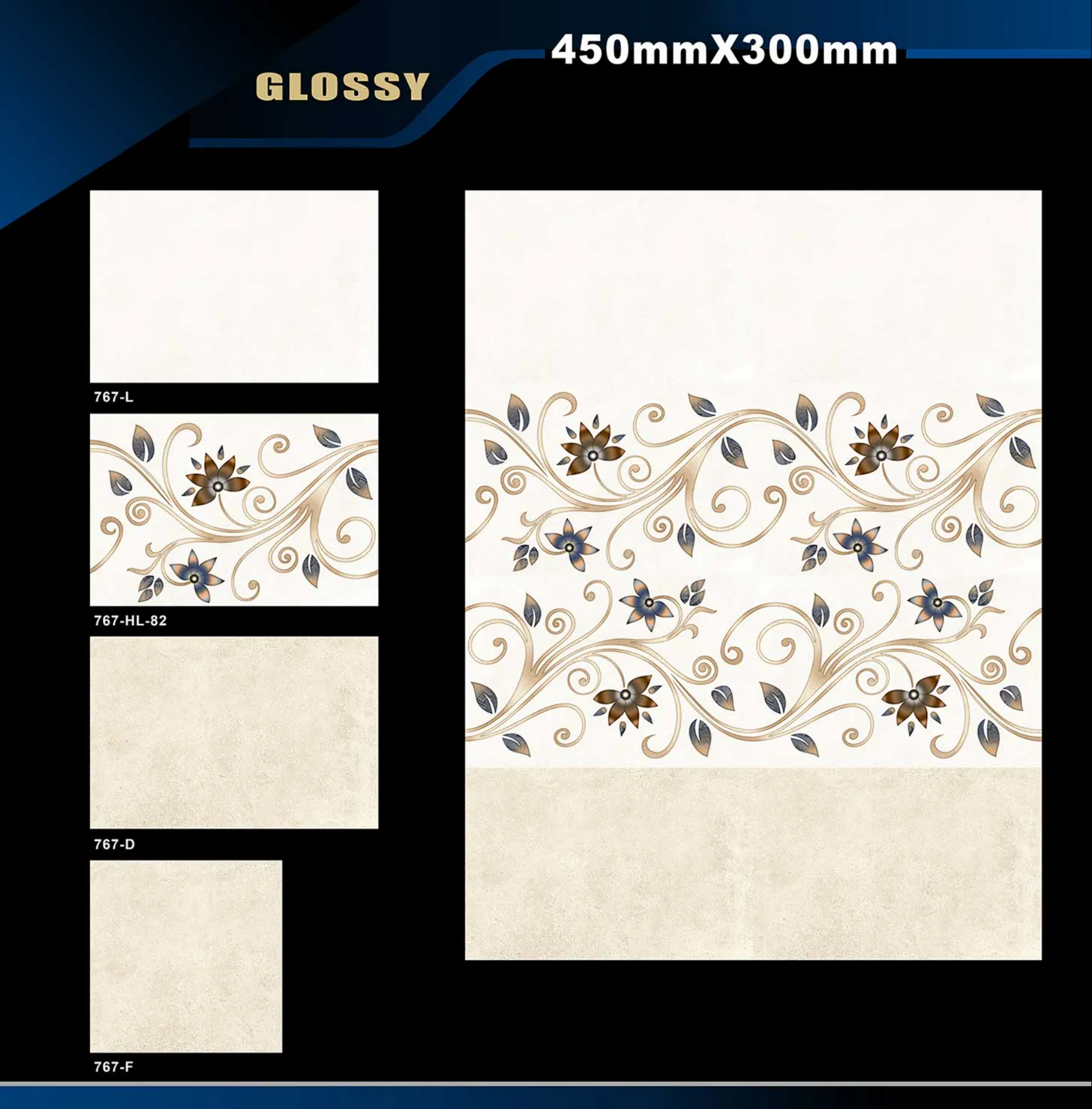 12 X 18 Glossy 765 To 828 - Design 4 - 300x450mm Glossy