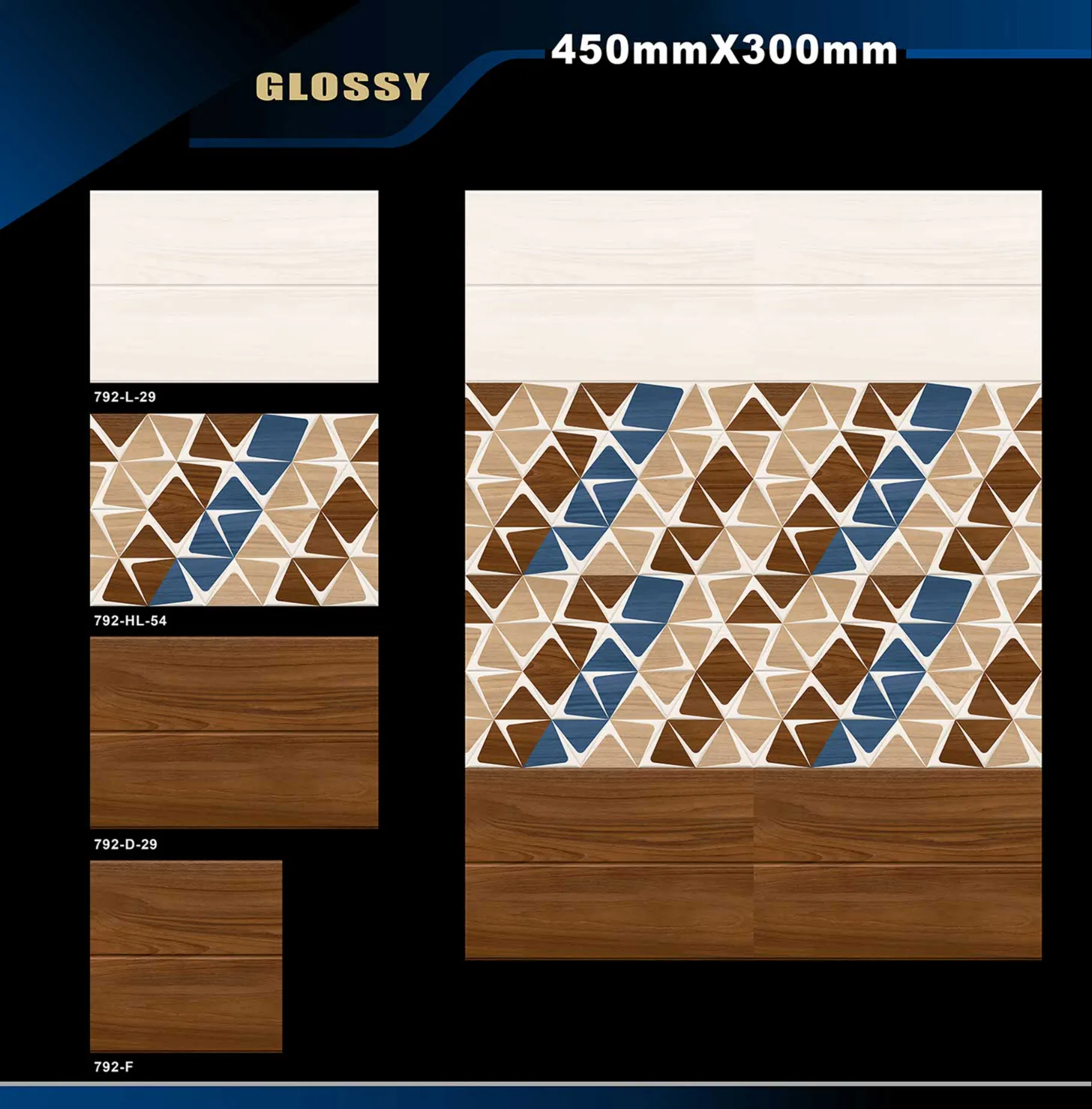 12 X 18 Glossy 765 To 828 - Design 16 - 300x450mm Glossy