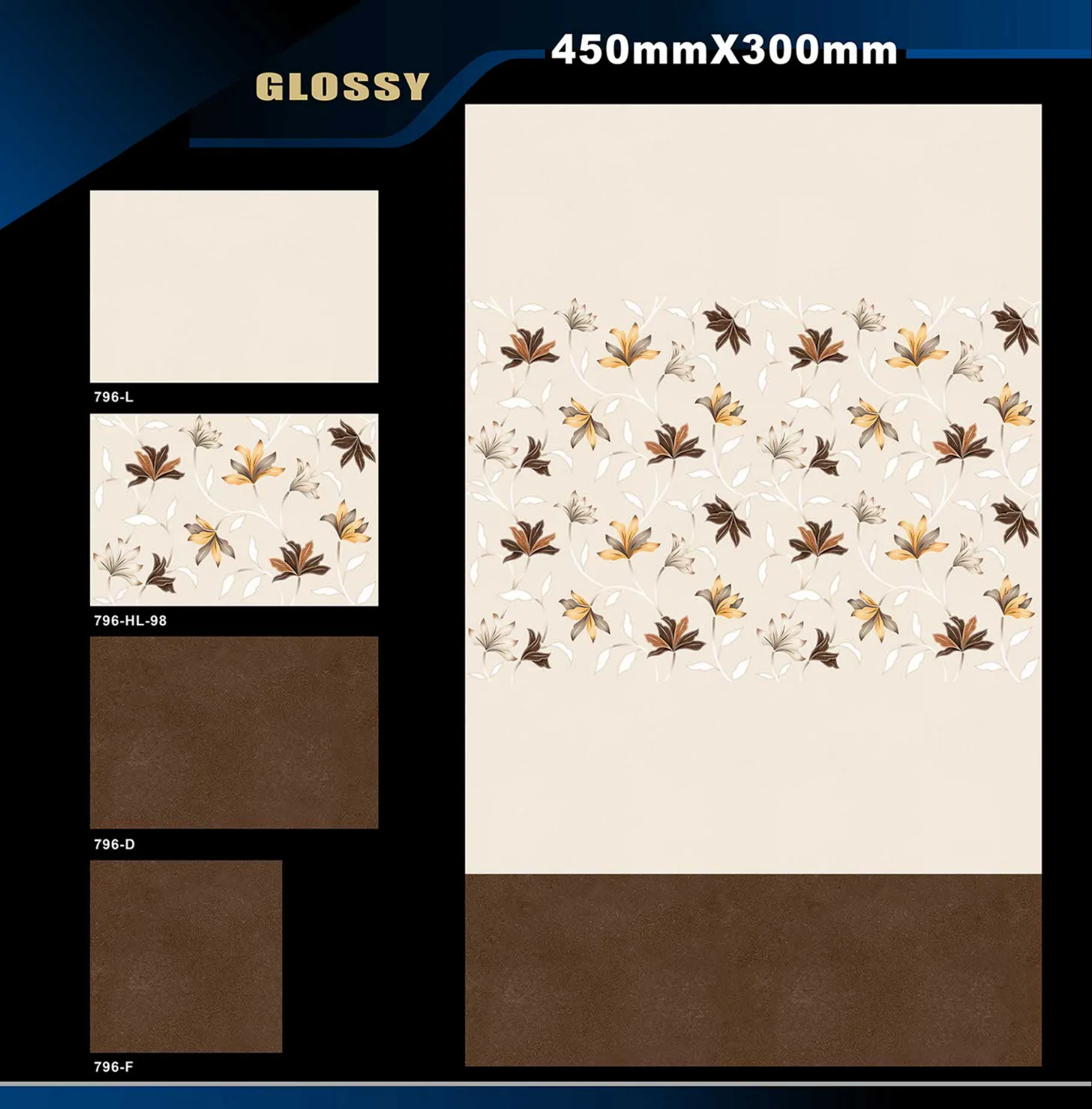 12 X 18 Glossy 765 To 828 - Design 20 - 300x450mm Glossy