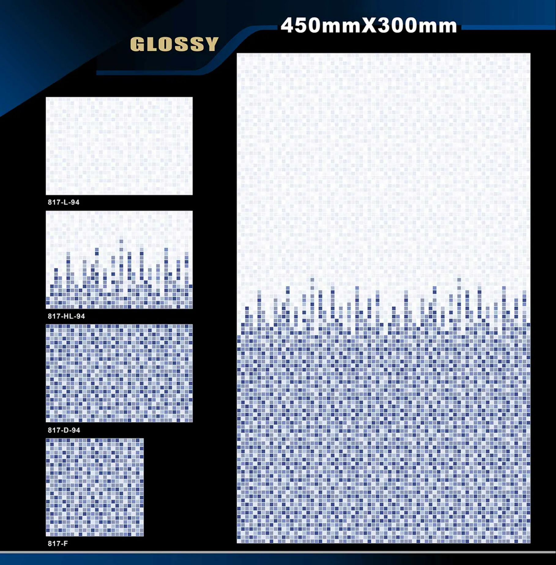 12 X 18 Glossy 765 To 828 - Design 61 - 300x450mm Glossy