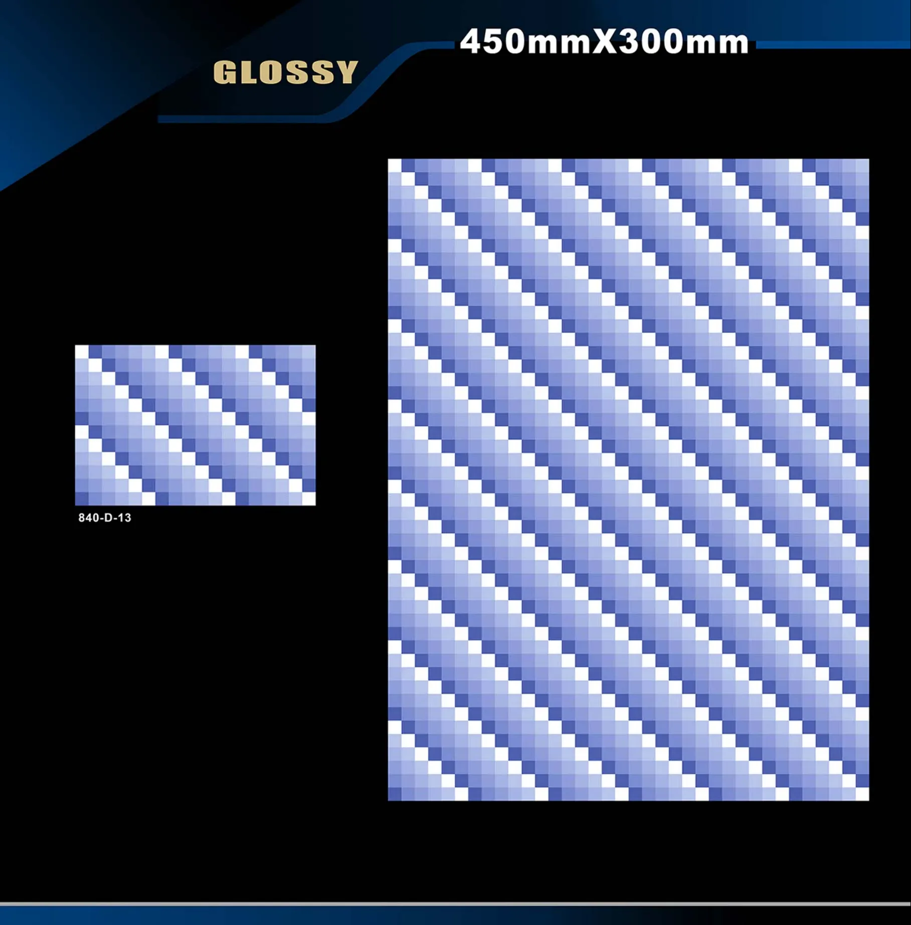 12 X 18 Glossy 829 To 898 - Design 10 - 300x450mm Glossy