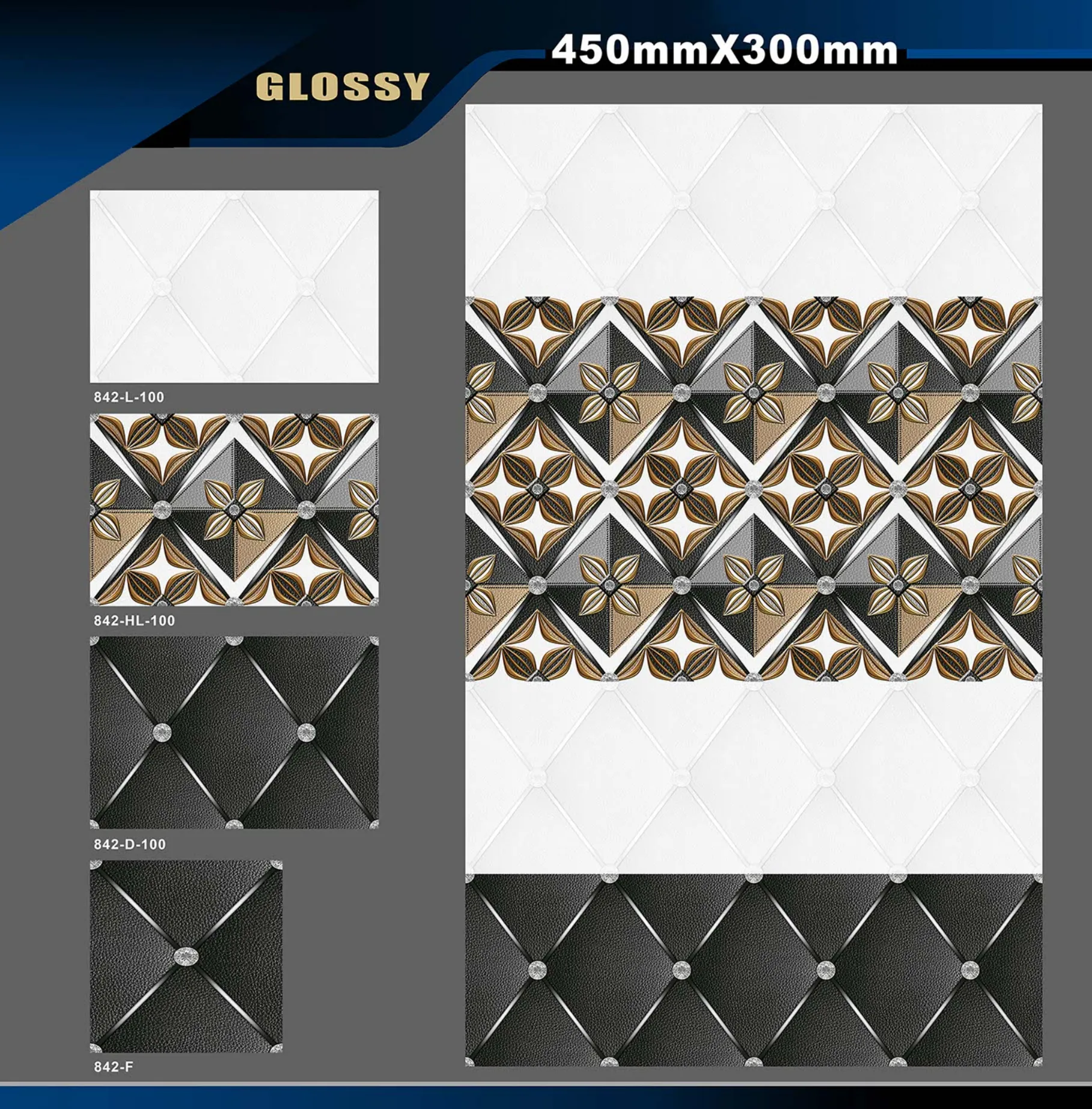 12 X 18 Glossy 829 To 898 - Design 11 - 300x450mm Glossy