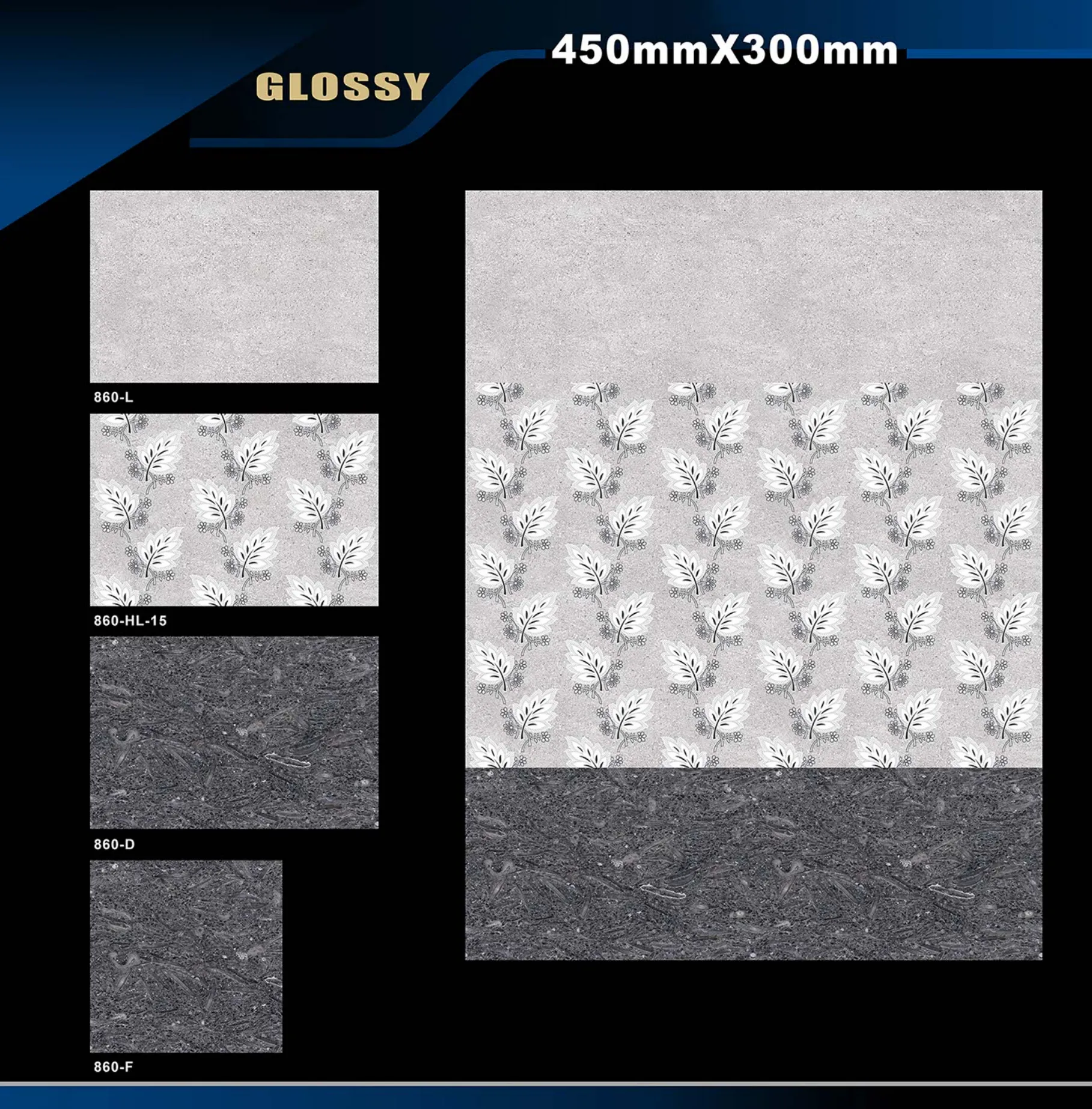 12 X 18 Glossy 829 To 898 - Design 28 - 300x450mm Glossy