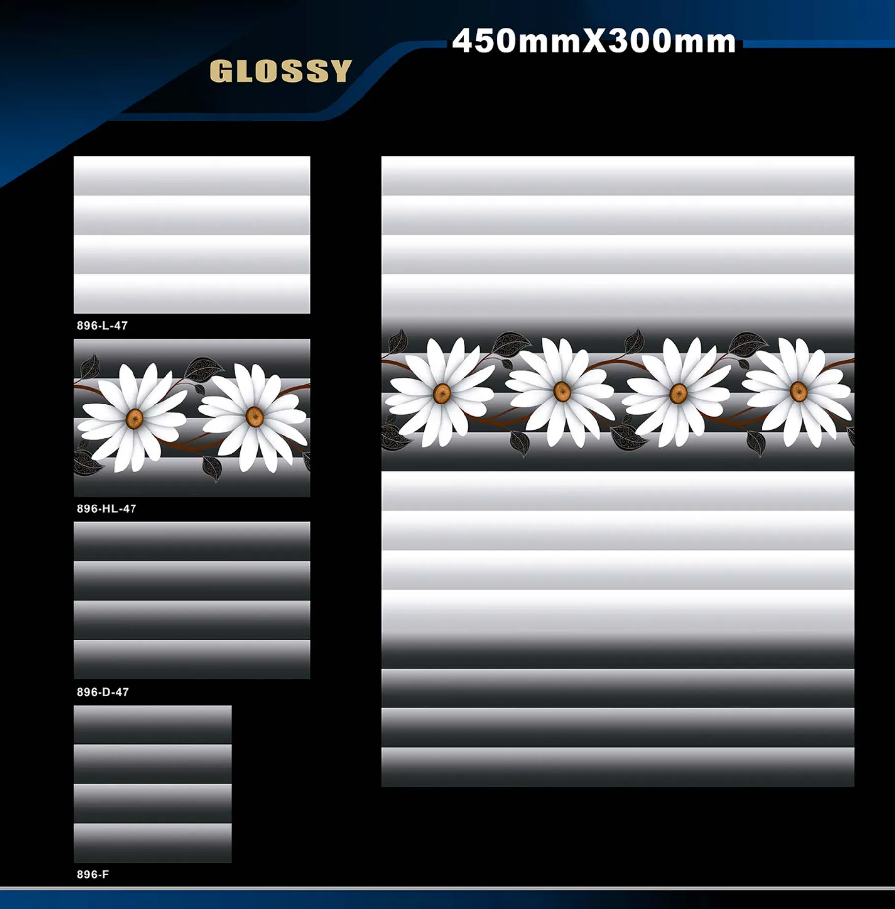 12 X 18 Glossy 829 To 898 - Design 69 - 300x450mm Glossy