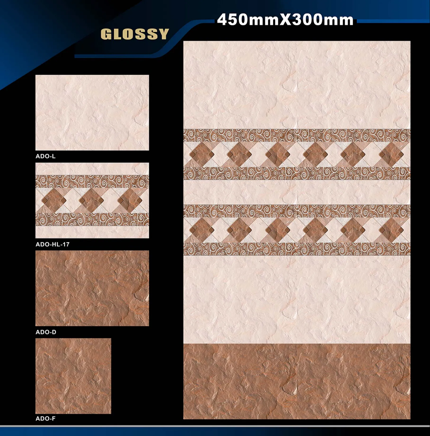 12 X 18 Glossy Ado To Glexo - Design 1 - 300x450mm Glossy