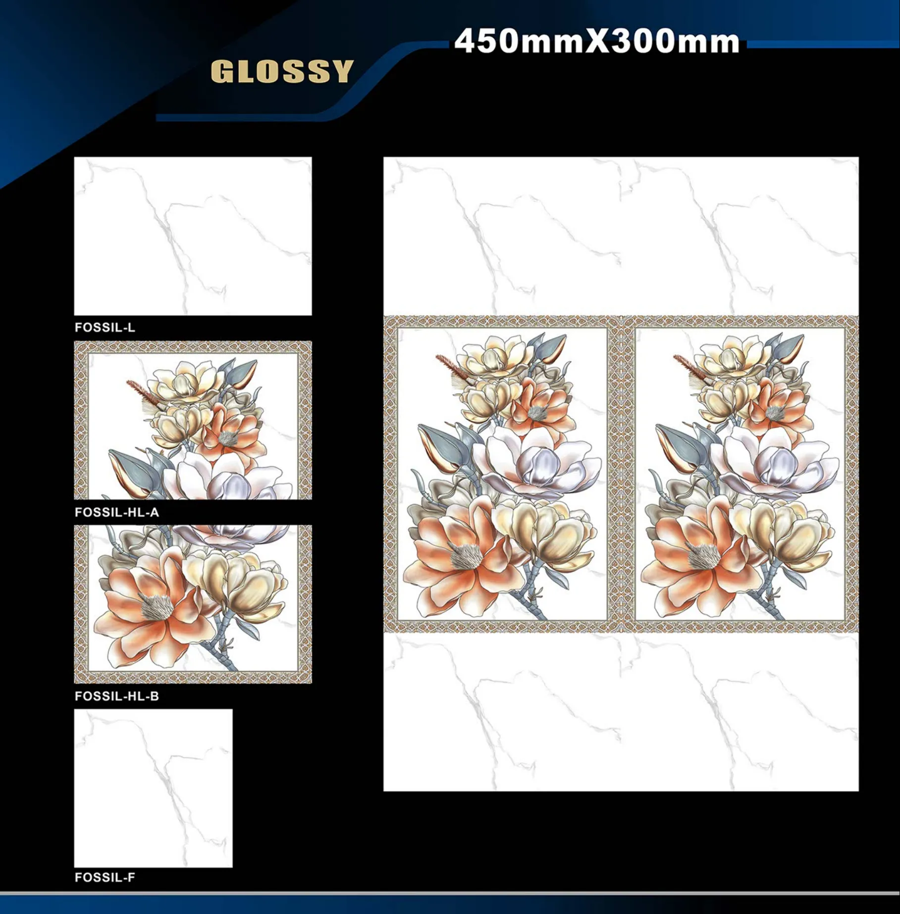 12 X 18 Glossy Ado To Glexo - Design 61 - 300x450mm Glossy