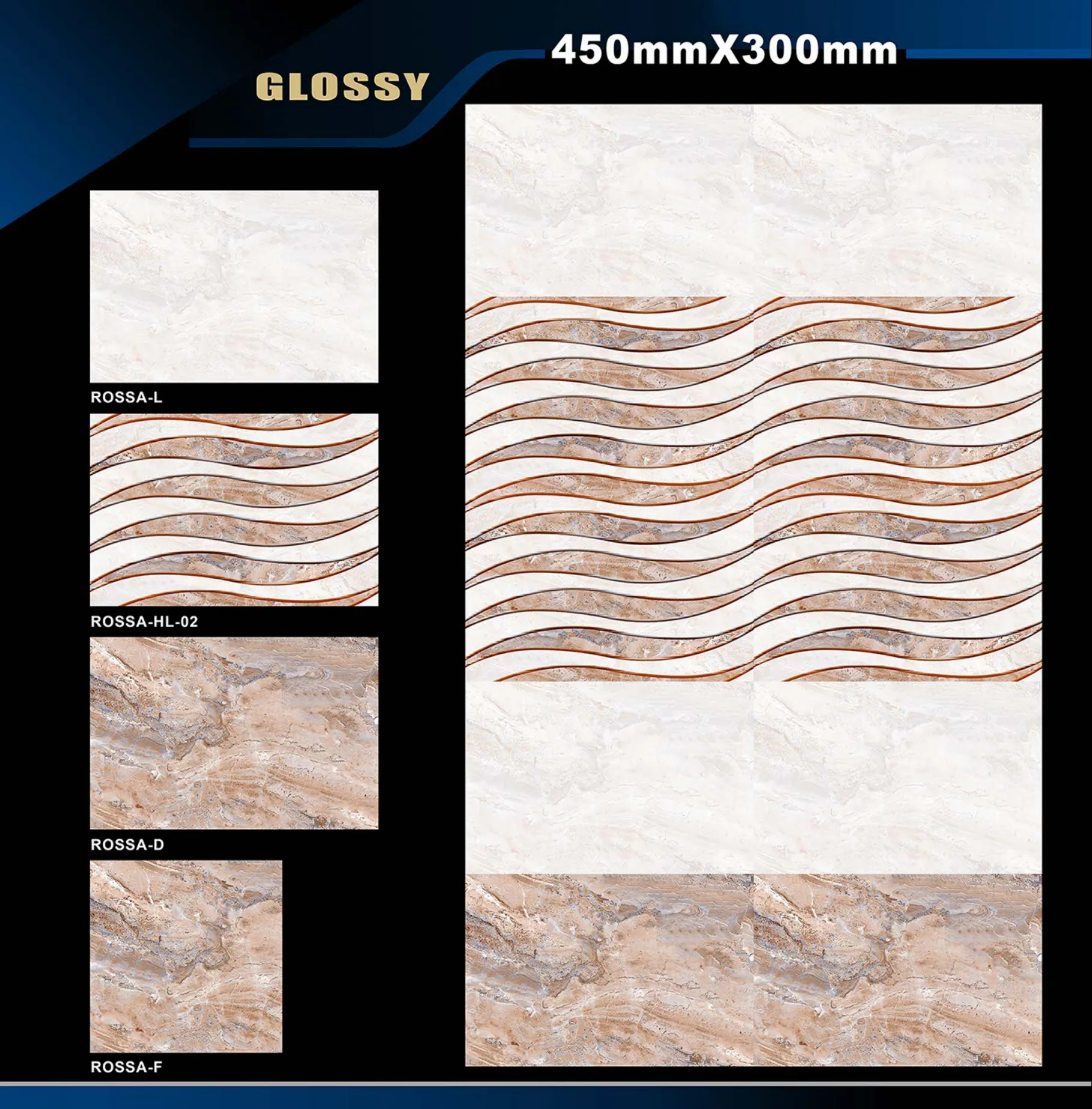 12 X 18 Glossy Rose To Zen - Design 2 - 300x450mm Glossy