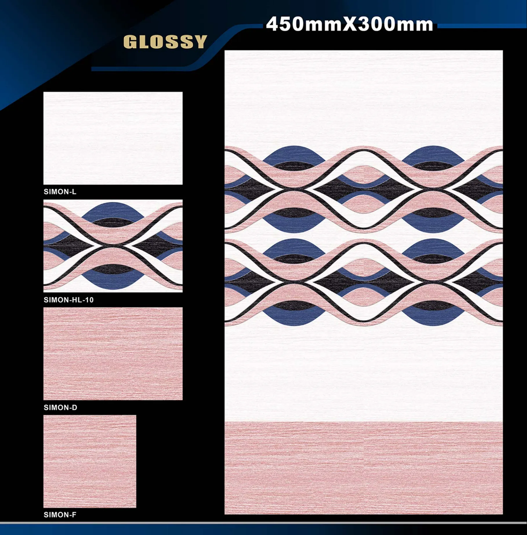 12 X 18 Glossy Rose To Zen - Design 13 - 300x450mm Glossy