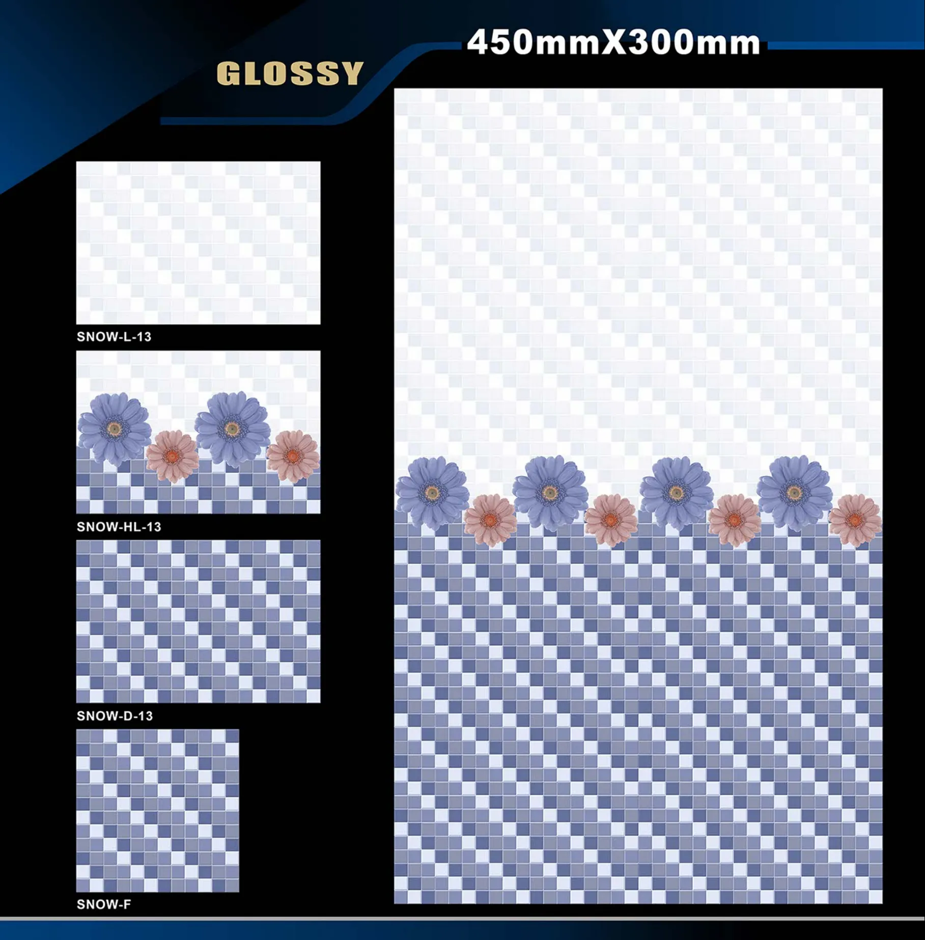 12 X 18 Glossy Rose To Zen - Design 19 - 300x450mm Glossy