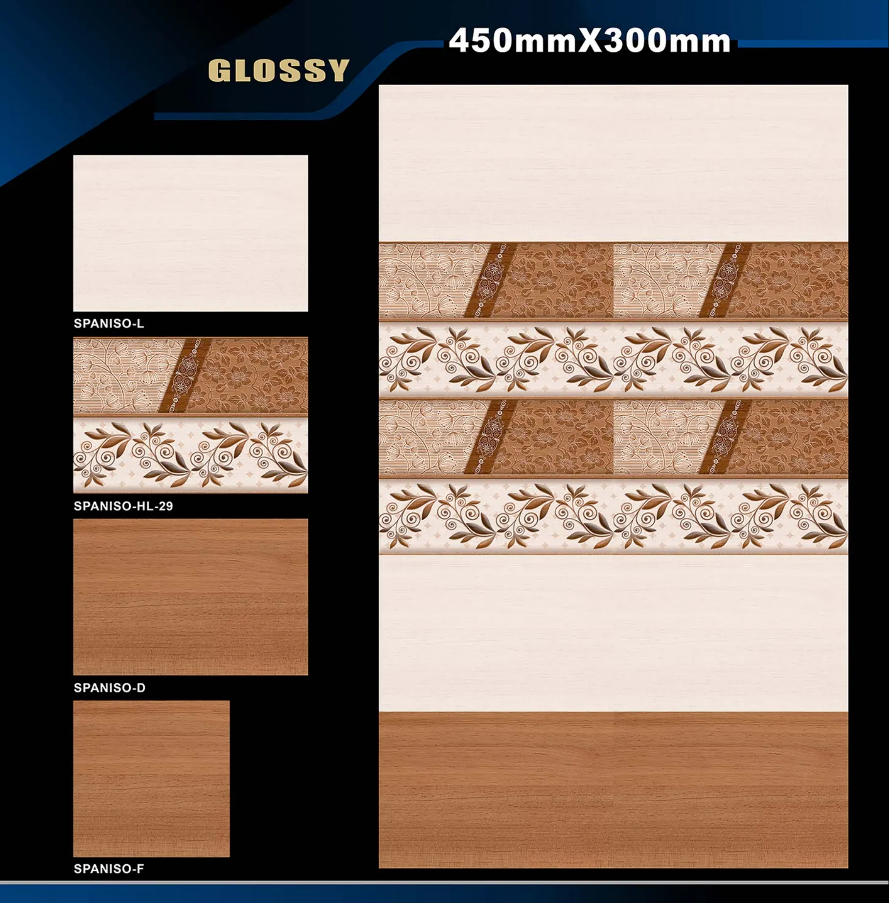 12 X 18 Glossy Rose To Zen - Design 23 - 300x450mm Glossy