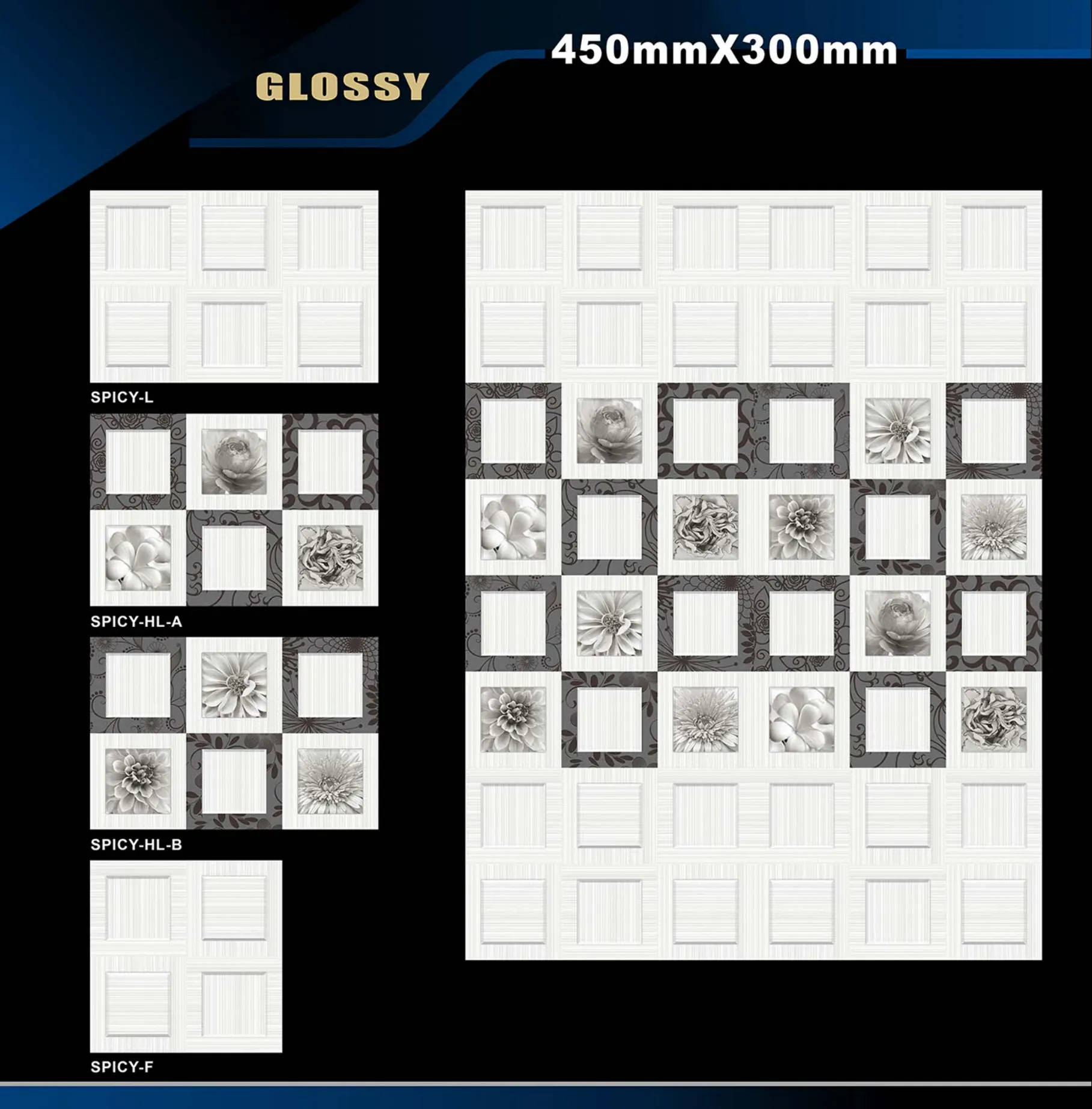 12 X 18 Glossy Rose To Zen - Design 29 - 300x450mm Glossy