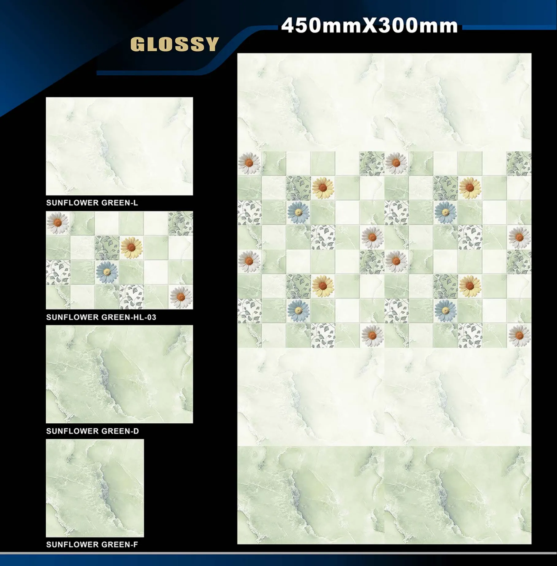 12 X 18 Glossy Rose To Zen - Design 33 - 300x450mm Glossy