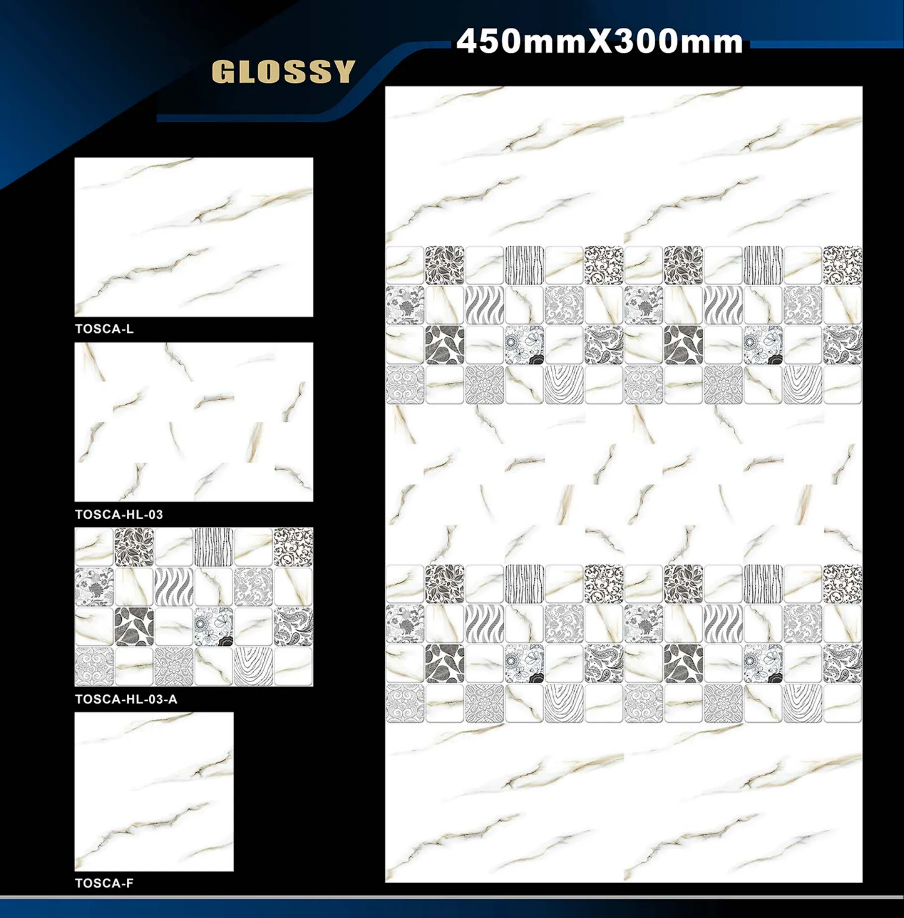 12 X 18 Glossy Rose To Zen - Design 37 - 300x450mm Glossy