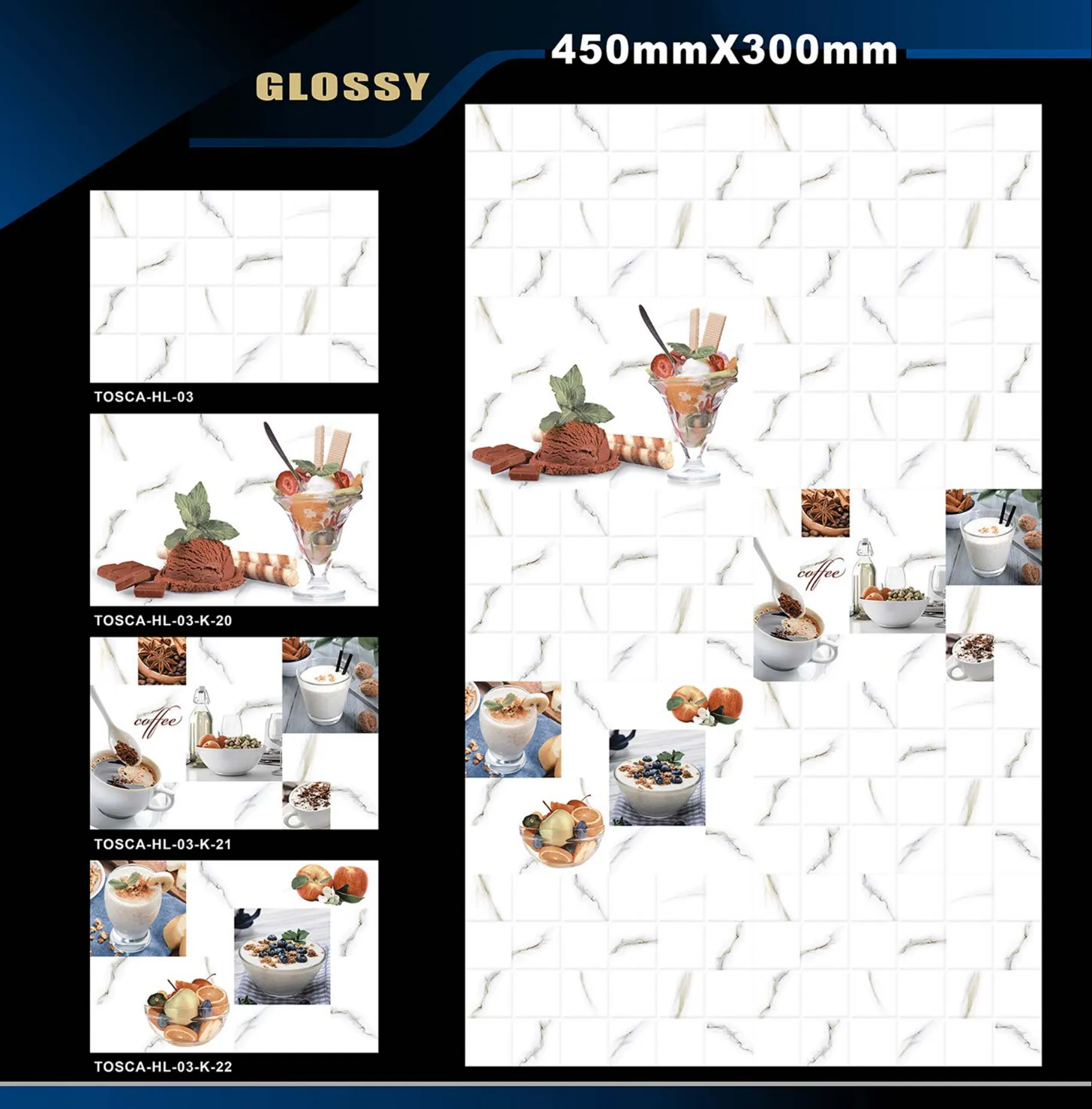 12 X 18 Glossy Rose To Zen - Design 40 - 300x450mm Glossy