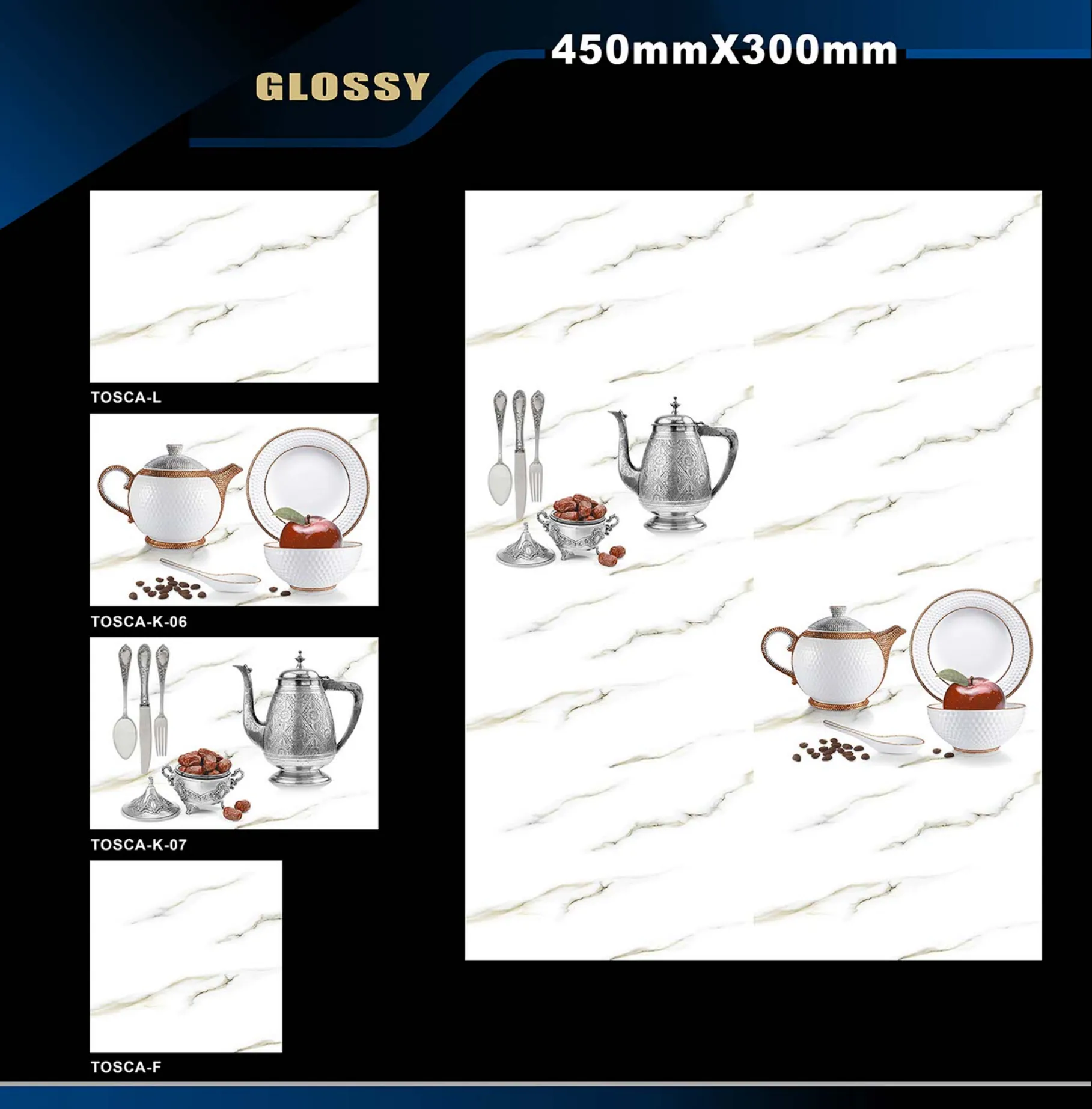 12 X 18 Glossy Rose To Zen - Design 44 - 300x450mm Glossy