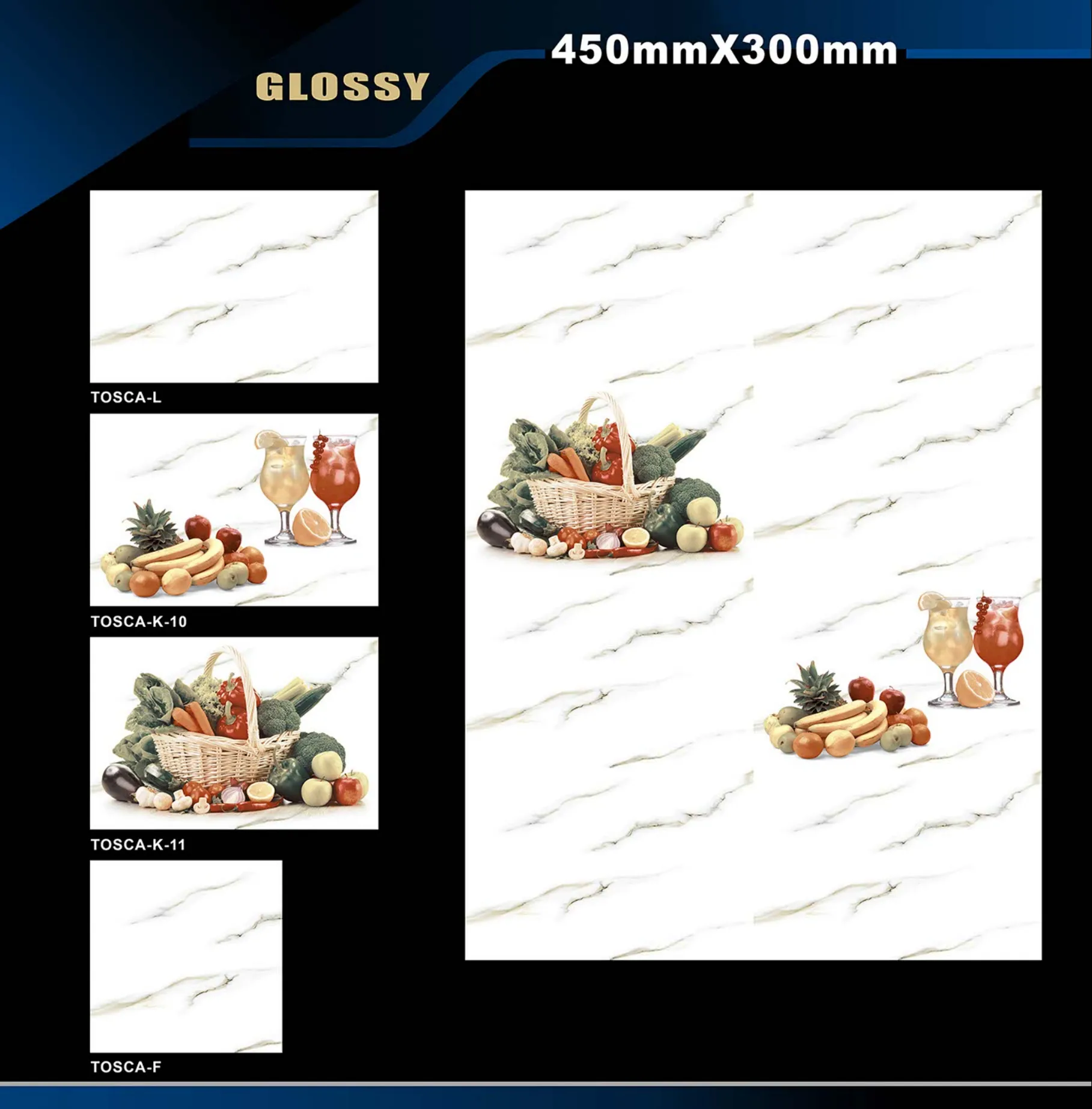 12 X 18 Glossy Rose To Zen - Design 46 - 300x450mm Glossy