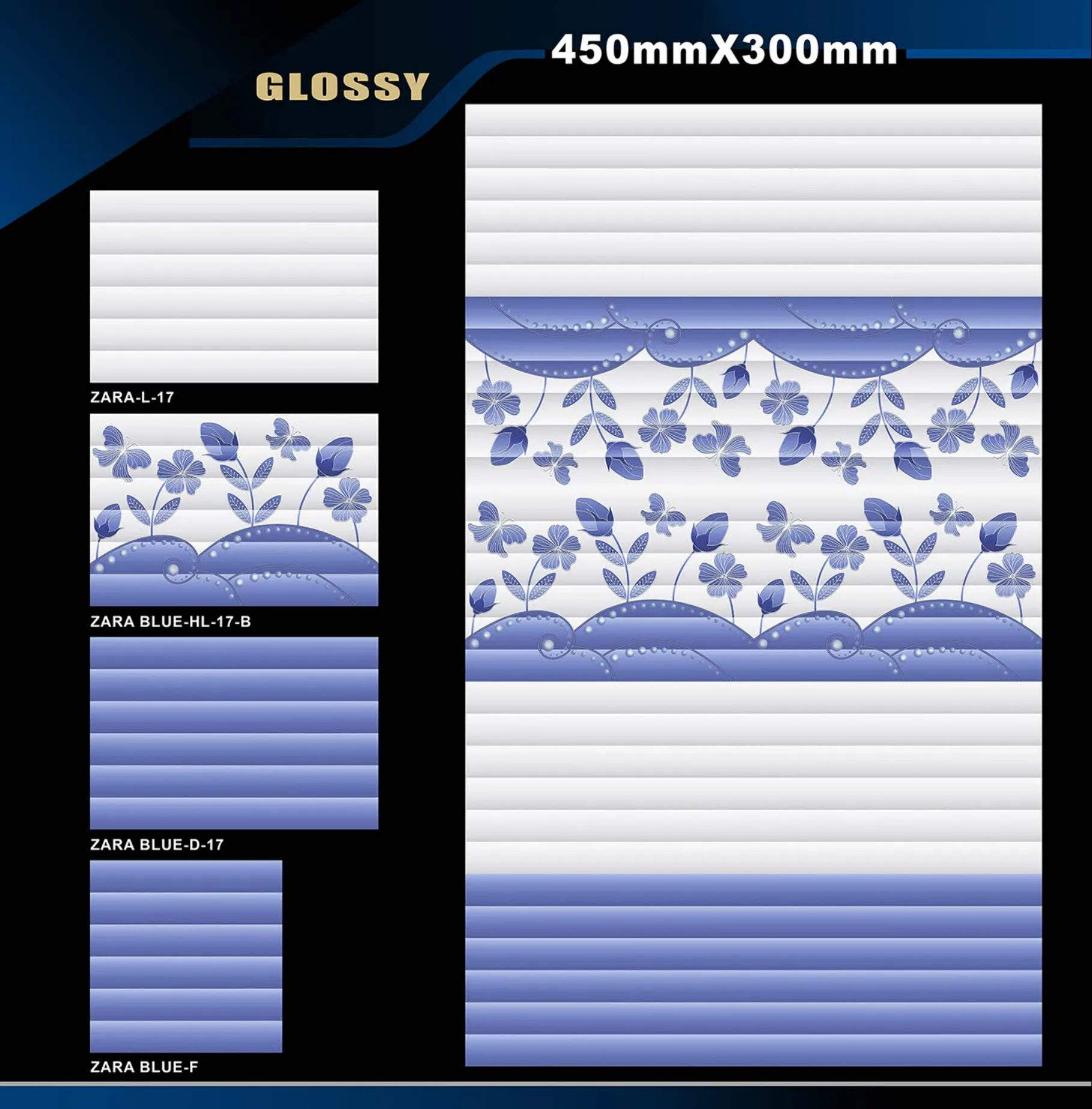 12 X 18 Glossy Rose To Zen - Design 62 - 300x450mm Glossy