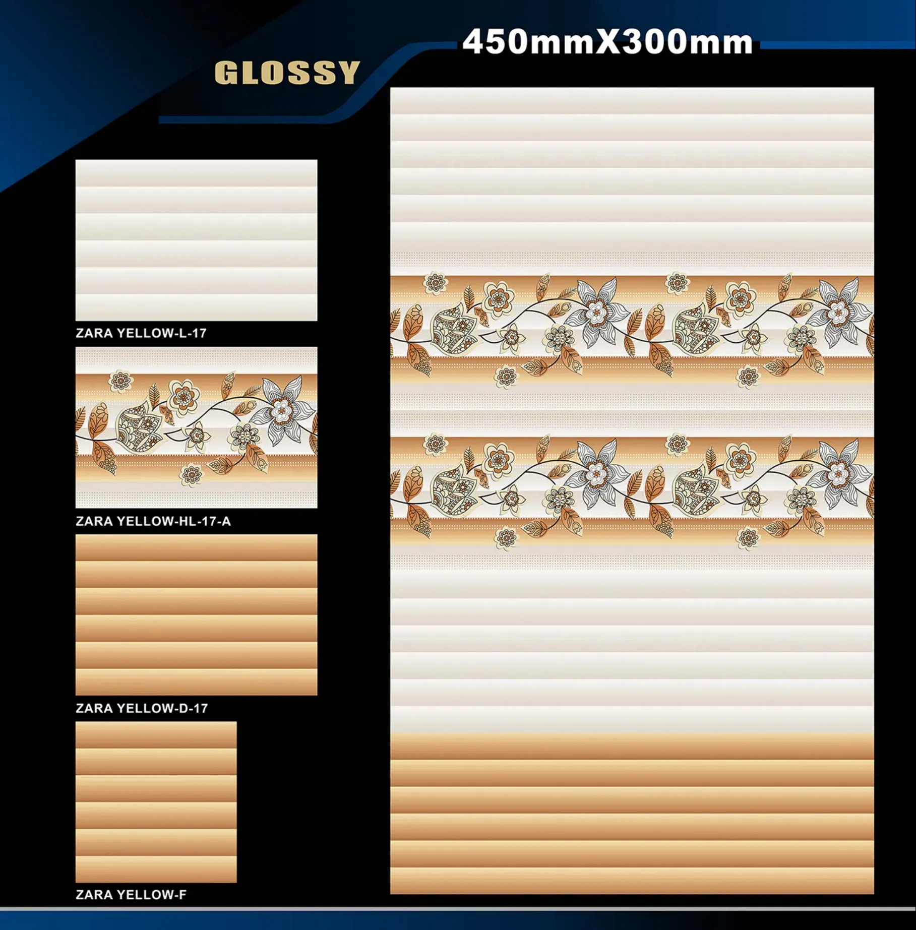 12 X 18 Glossy Rose To Zen - Design 69 - 300x450mm Glossy