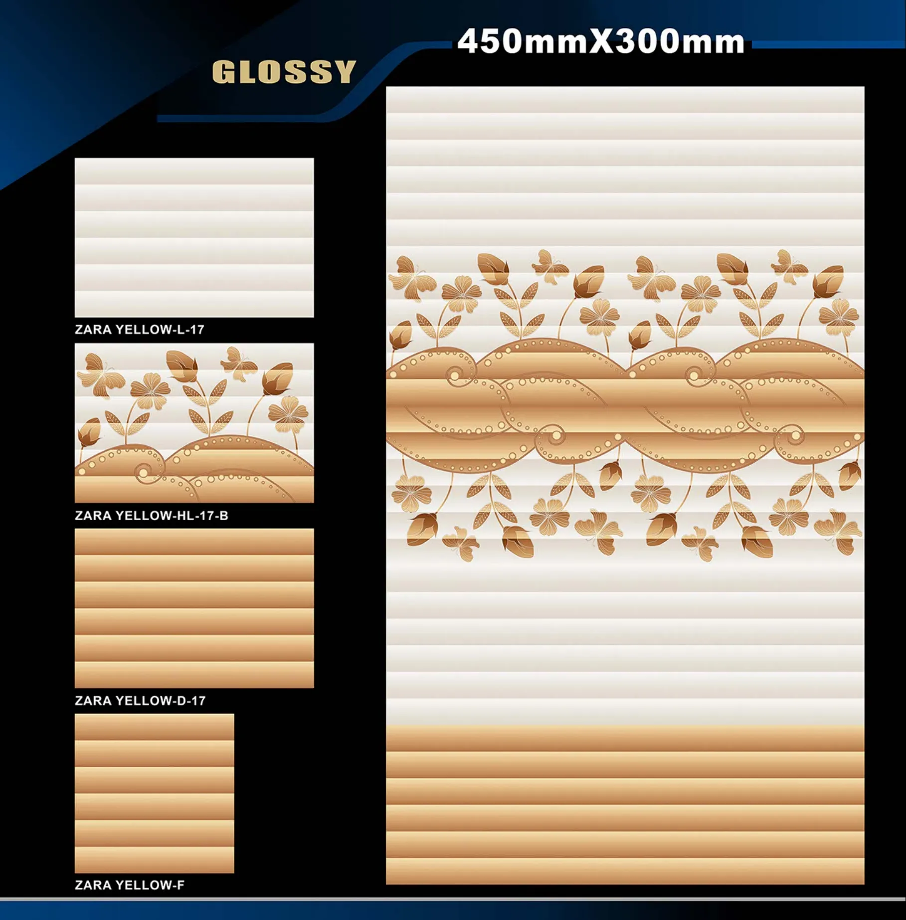 12 X 18 Glossy Rose To Zen - Design 70 - 300x450mm Glossy