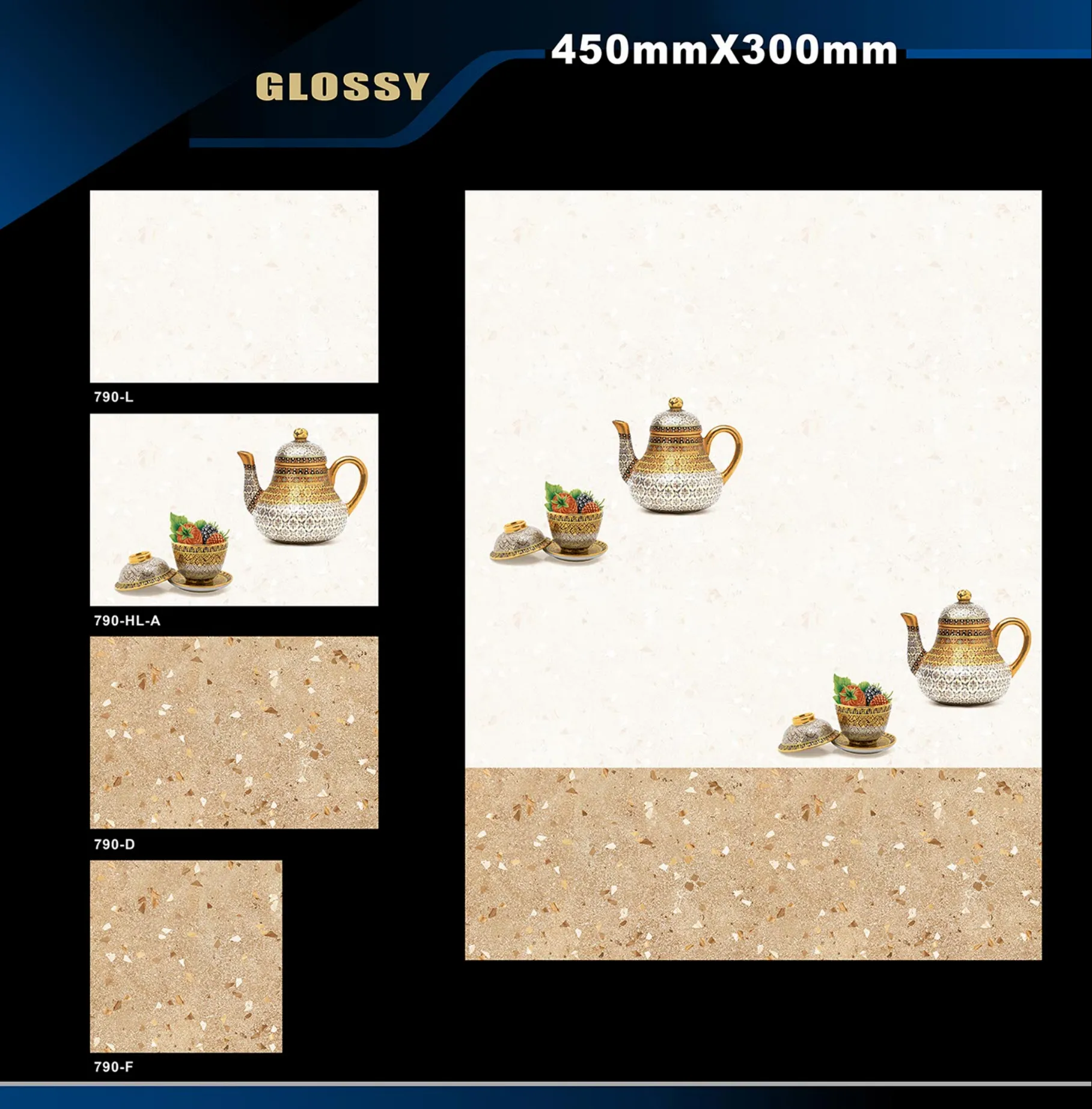 12 X 18 Kitchen 743 To 892 - Design 30 - 300x450mm Glossy