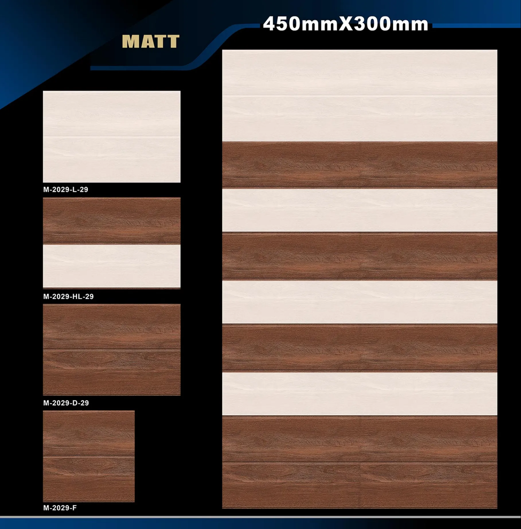 12 X 18 Matt - Design 2 - 300x450mm Matt