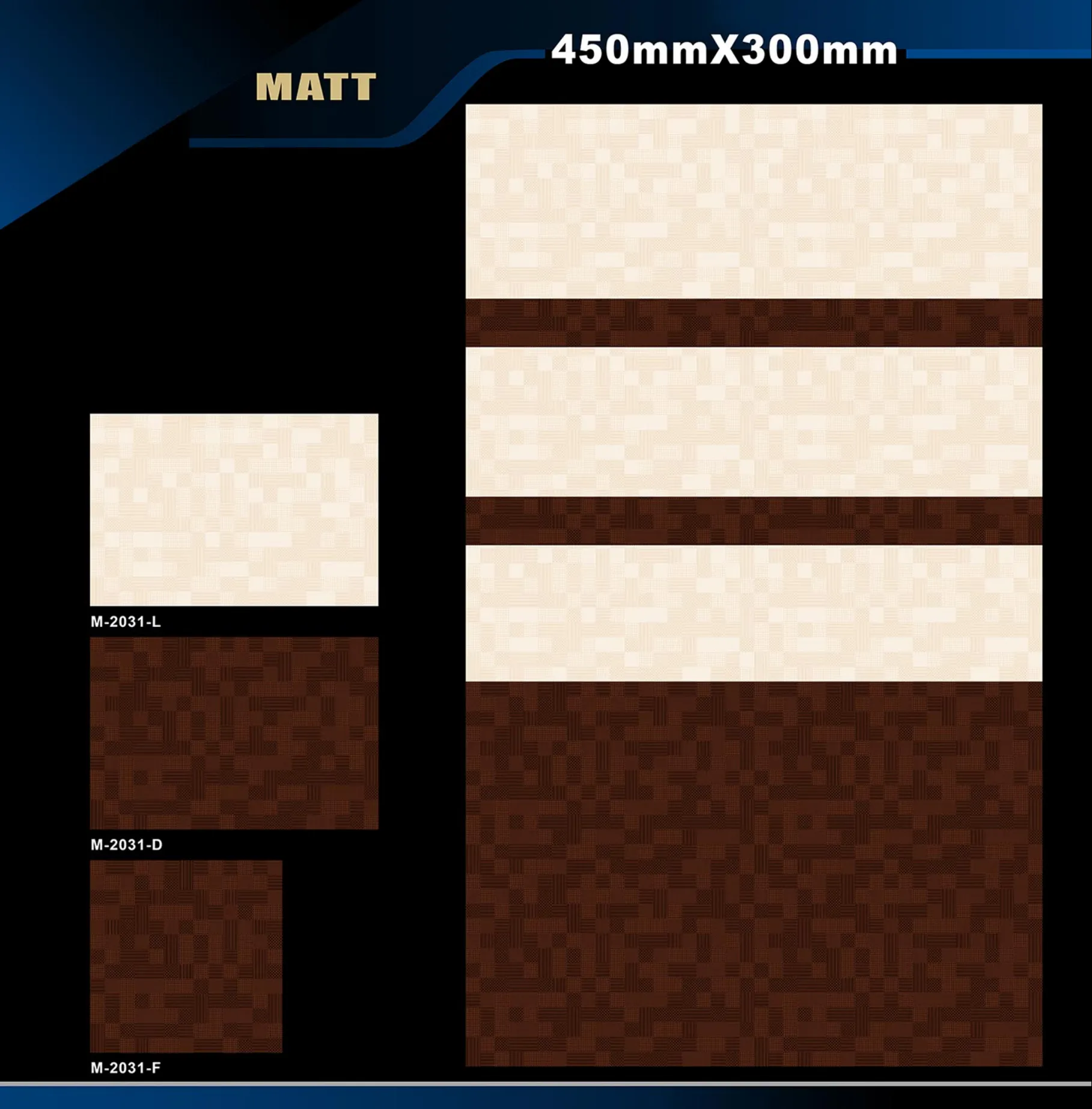12 X 18 Matt - Design 4 - 300x450mm Matt