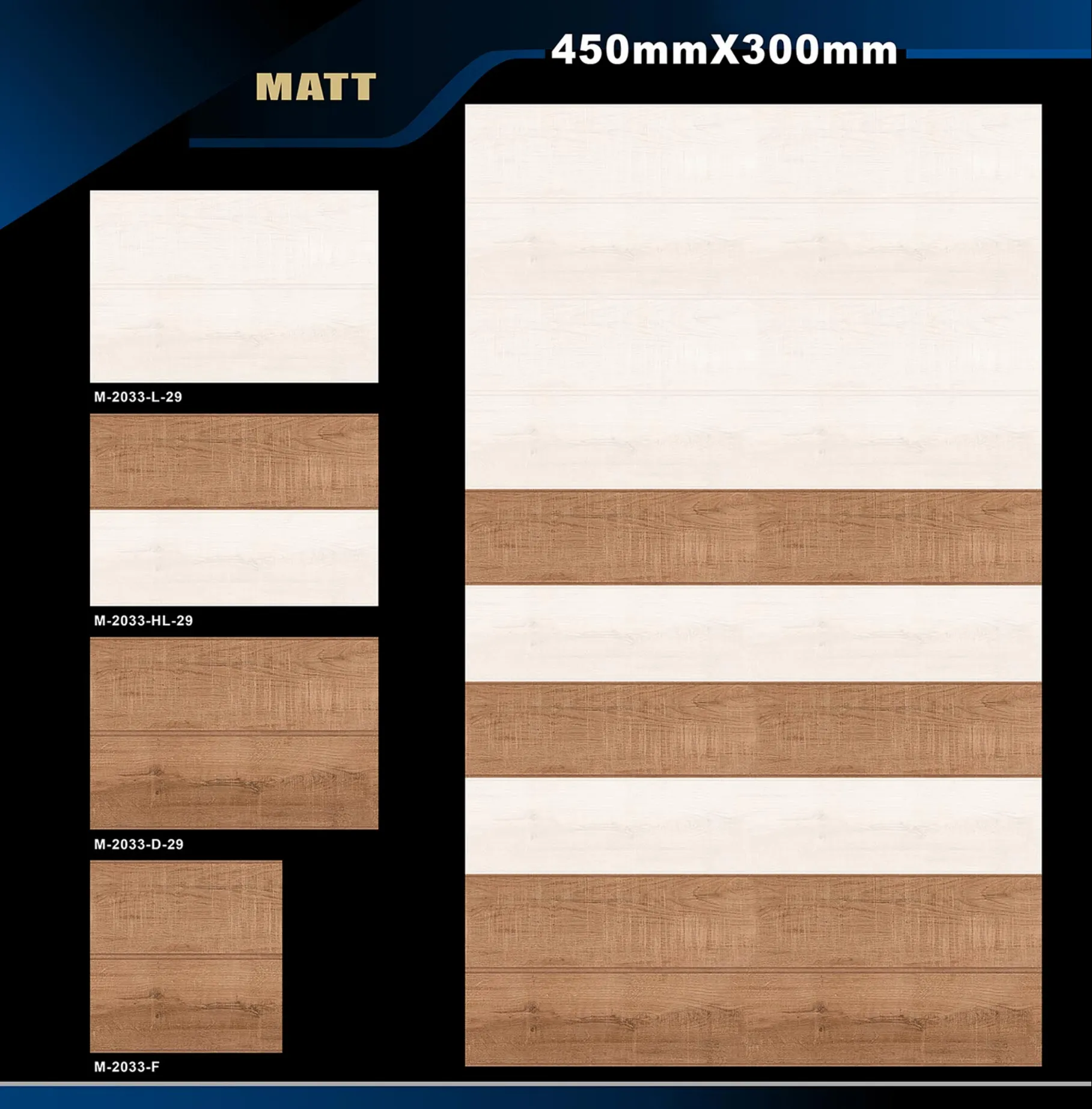 12 X 18 Matt - Design 6 - 300x450mm Matt
