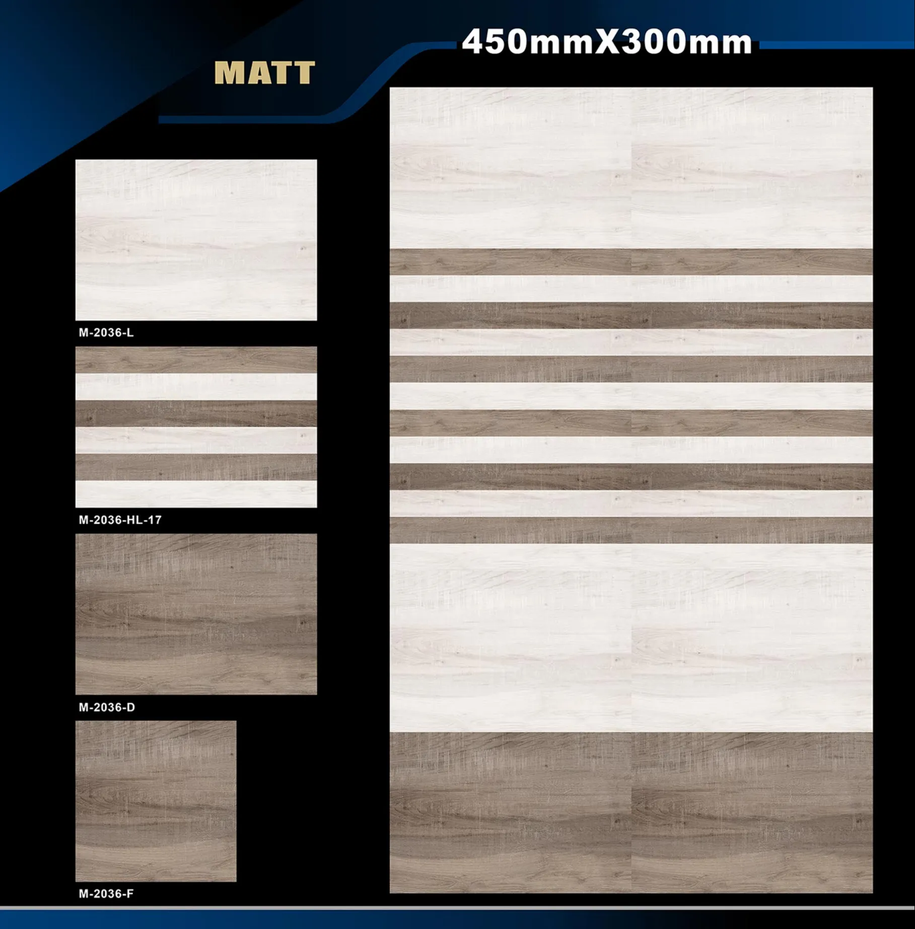 12 X 18 Matt - Design 9 - 300x450mm Matt