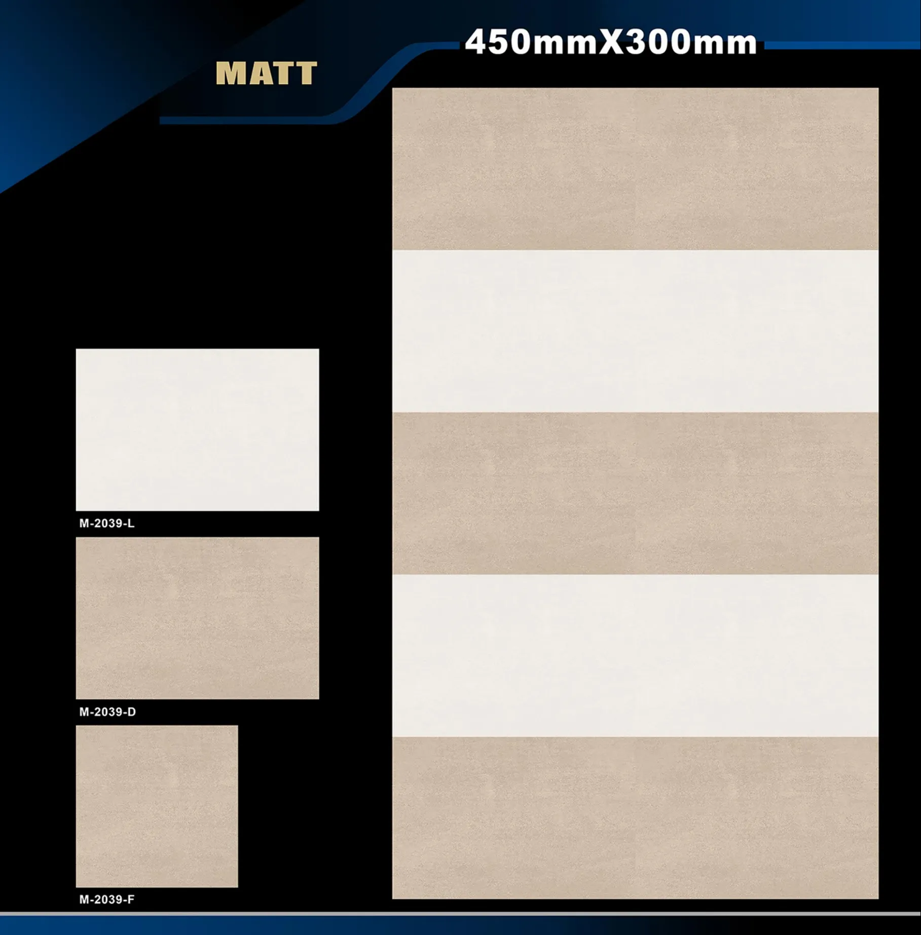 12 X 18 Matt - Design 15 - 300x450mm Matt