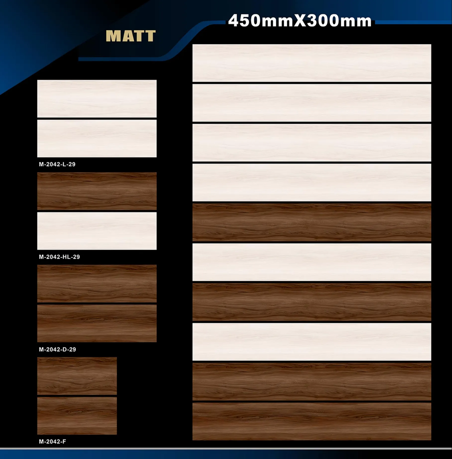 12 X 18 Matt - Design 18 - 300x450mm Matt